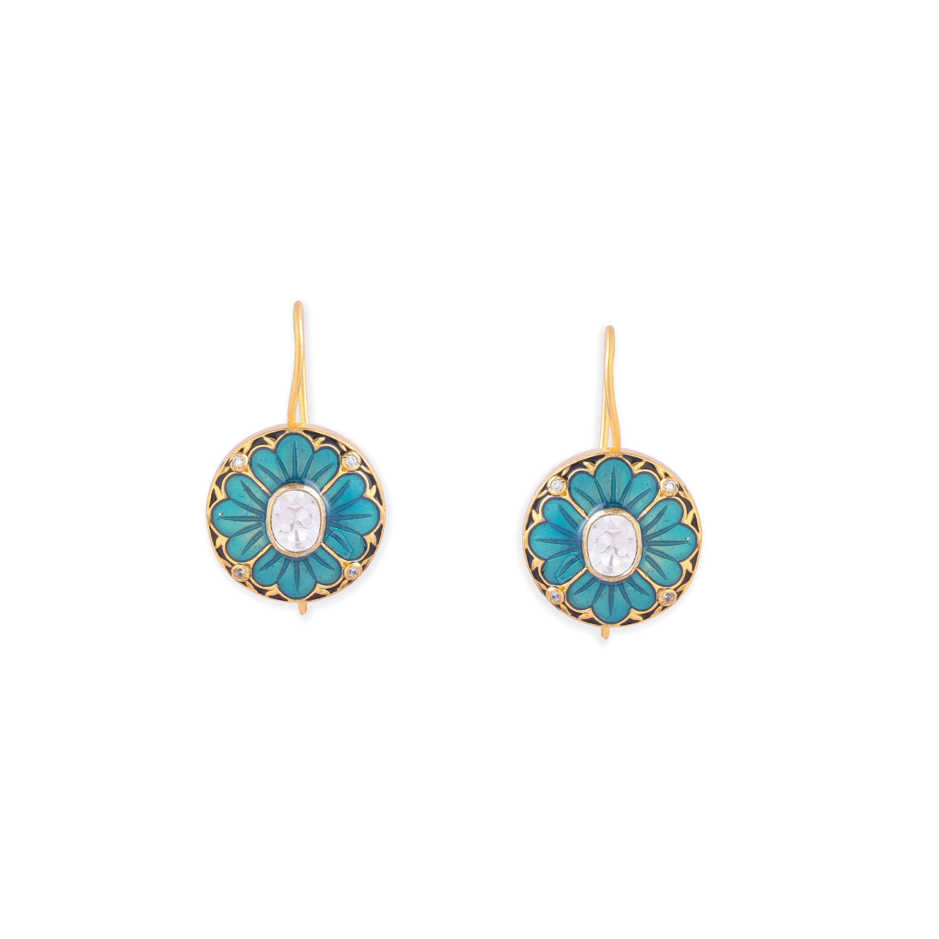 Gul Enamel Earrings