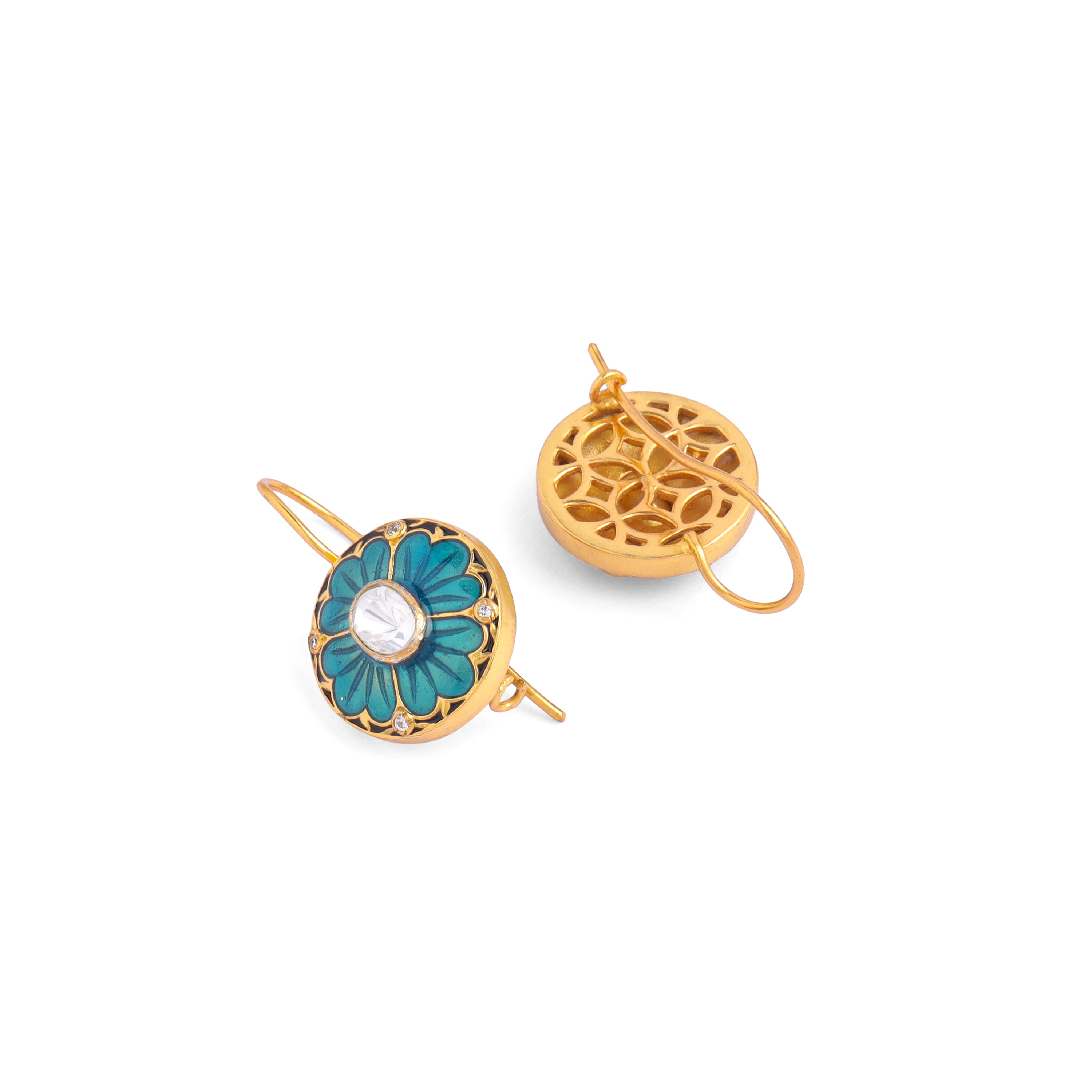 Gul Enamel Earrings