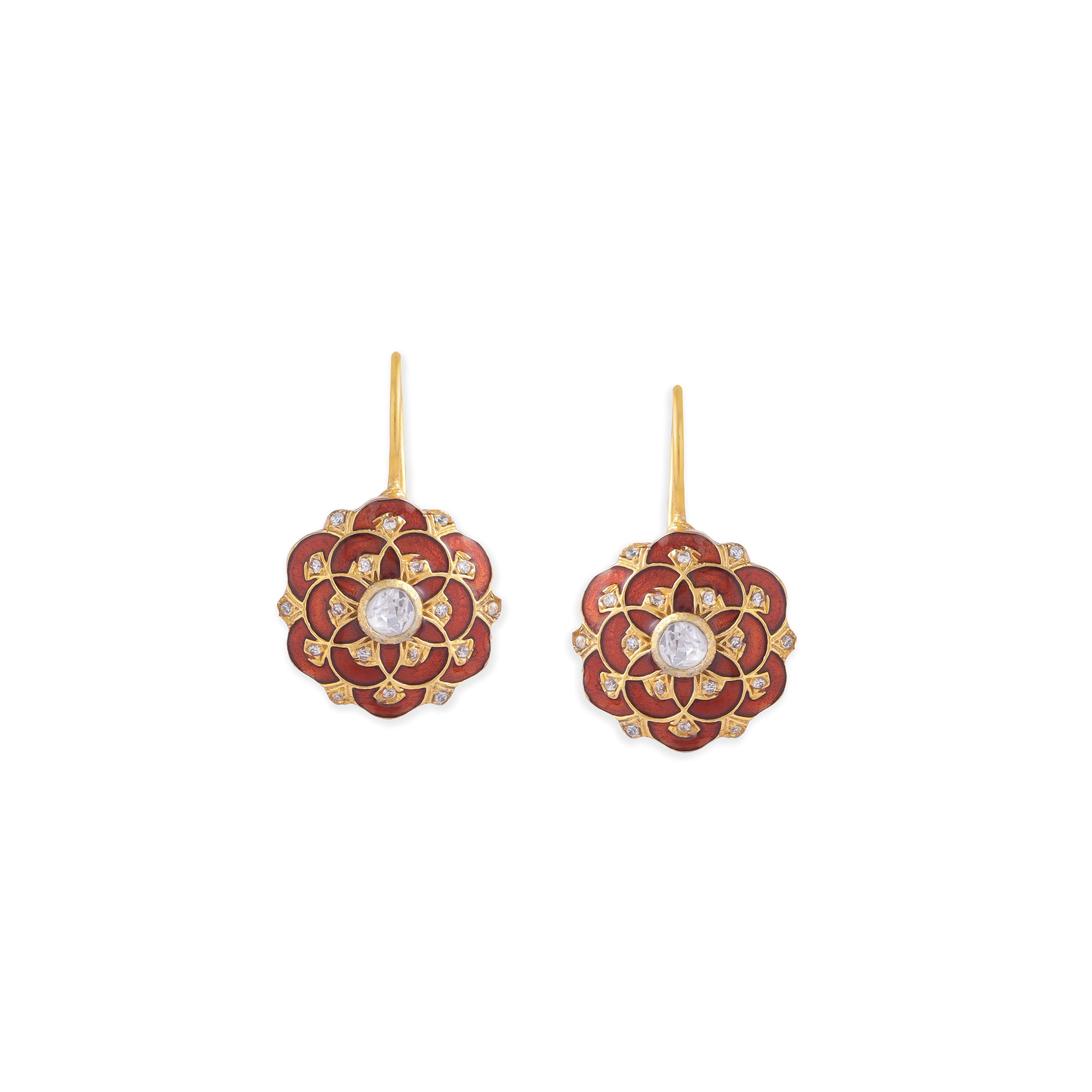 Nizam Enamel Earrings