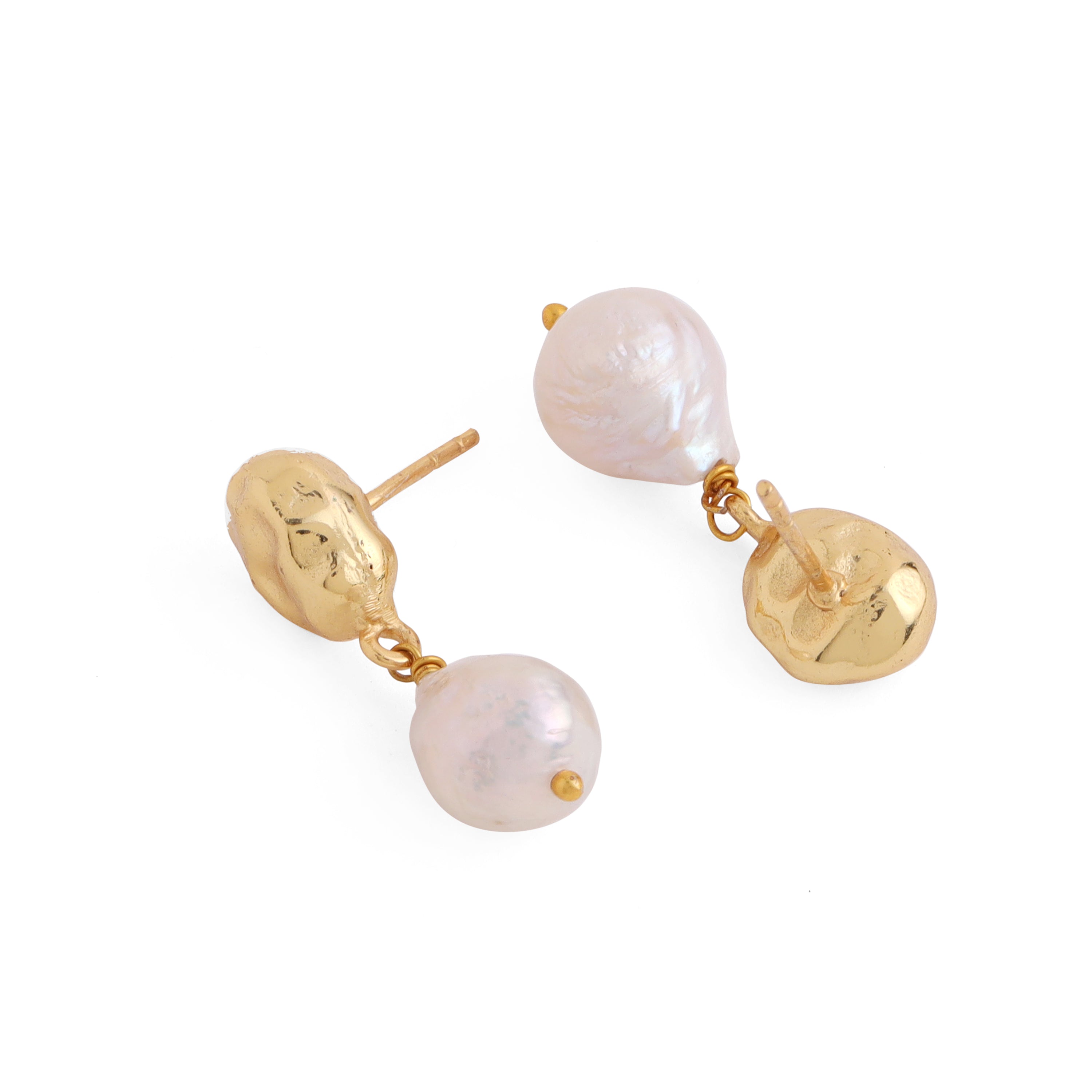 Pebble baroque earrings