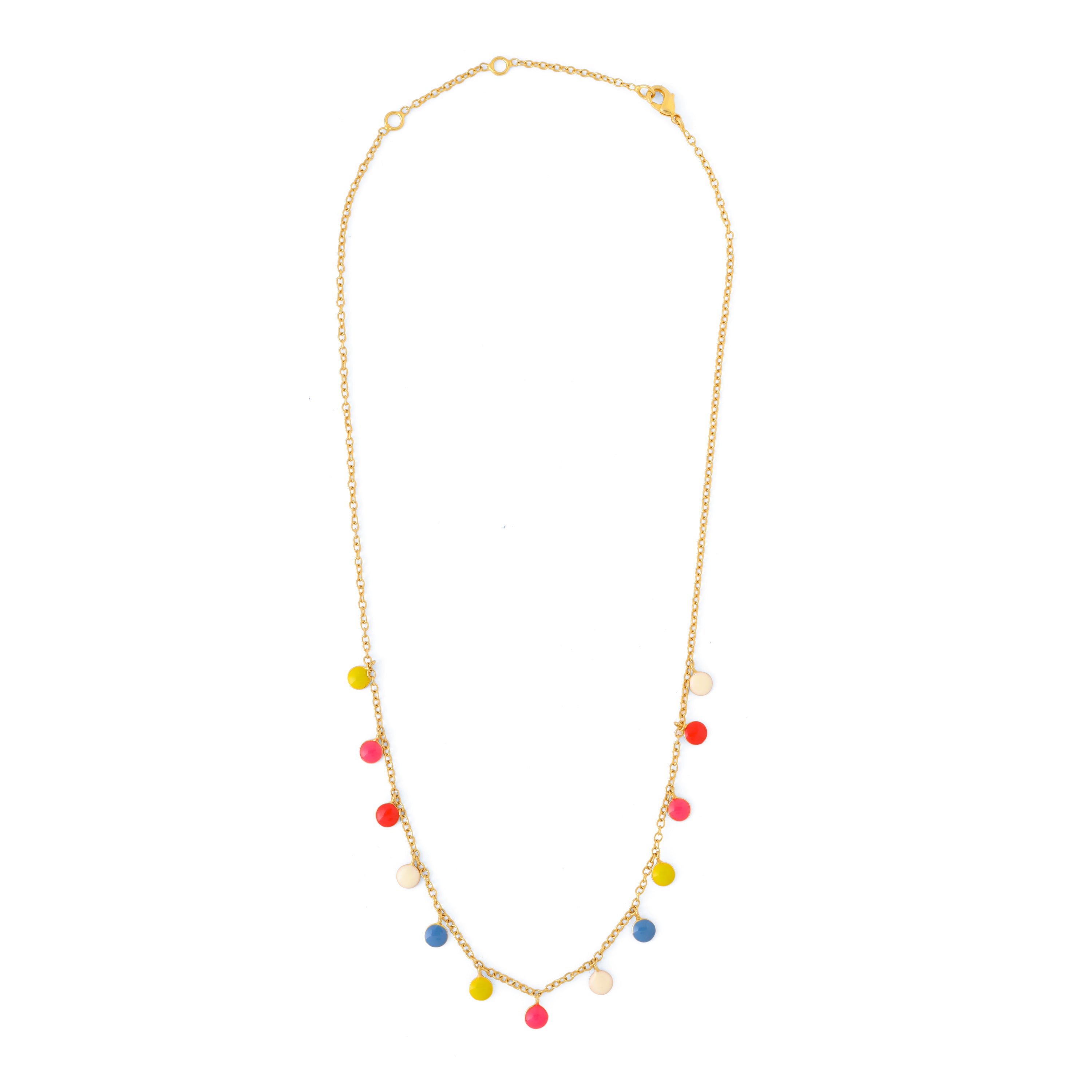 Disco Loco necklace - multi color