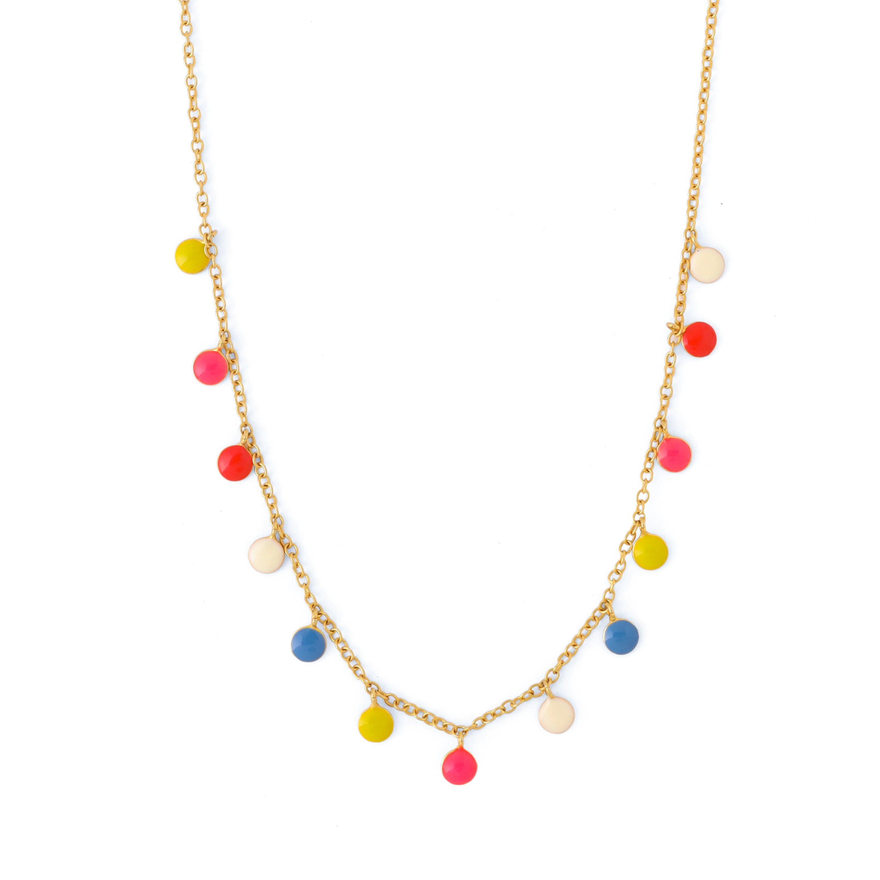 Disco Loco necklace - multi color