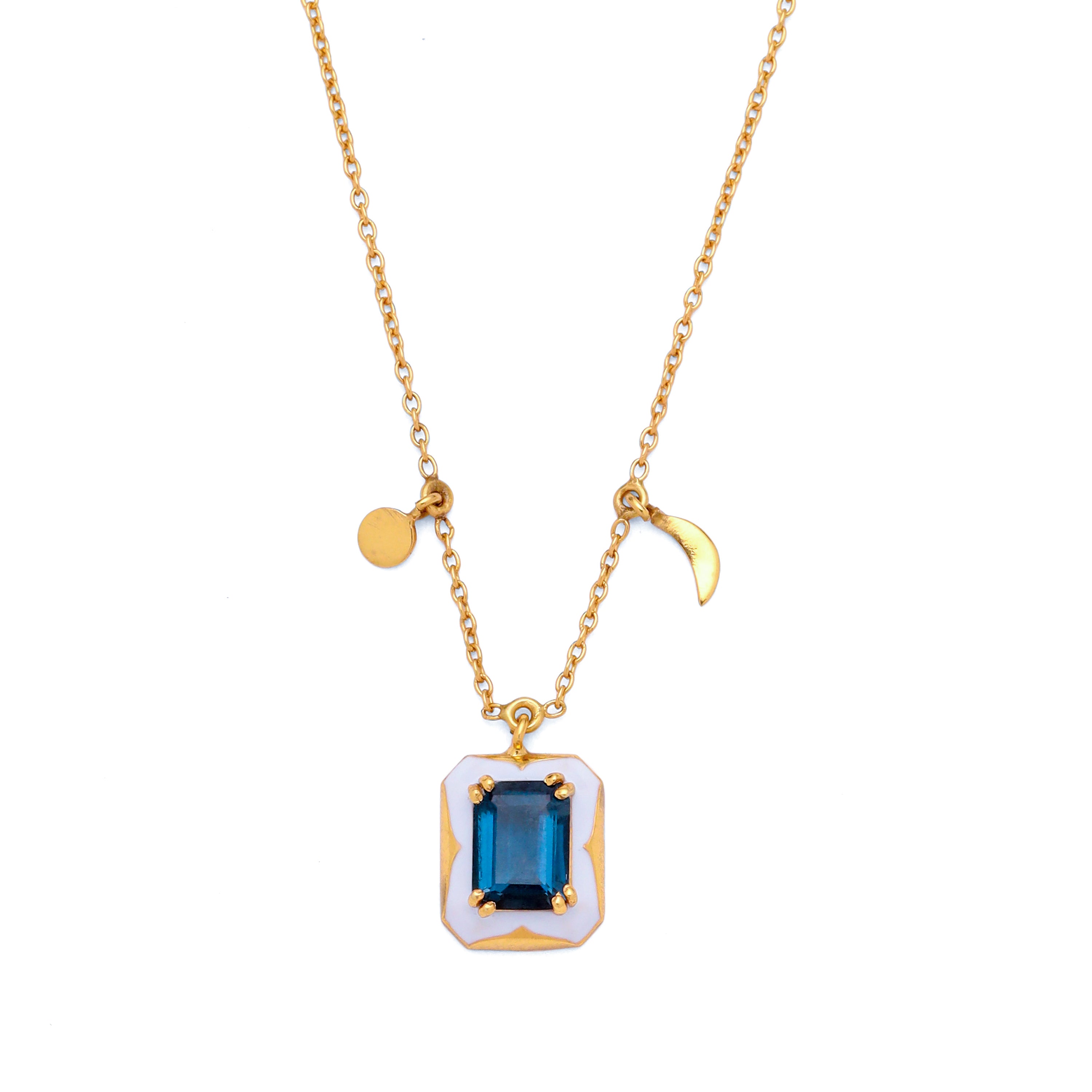 Sora Necklace - London Blue Topaz