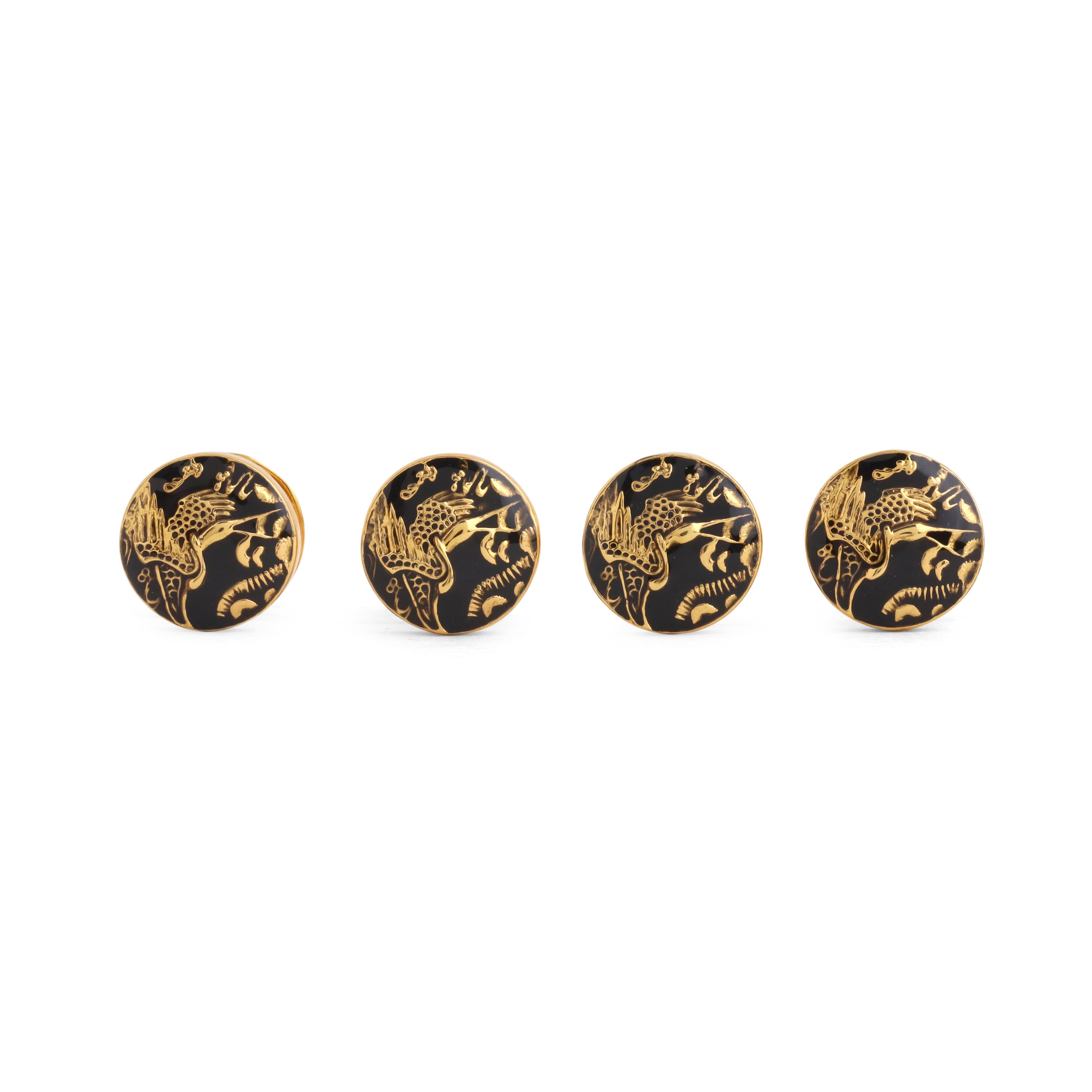 Bird Kurta Buttons (Set of 4)