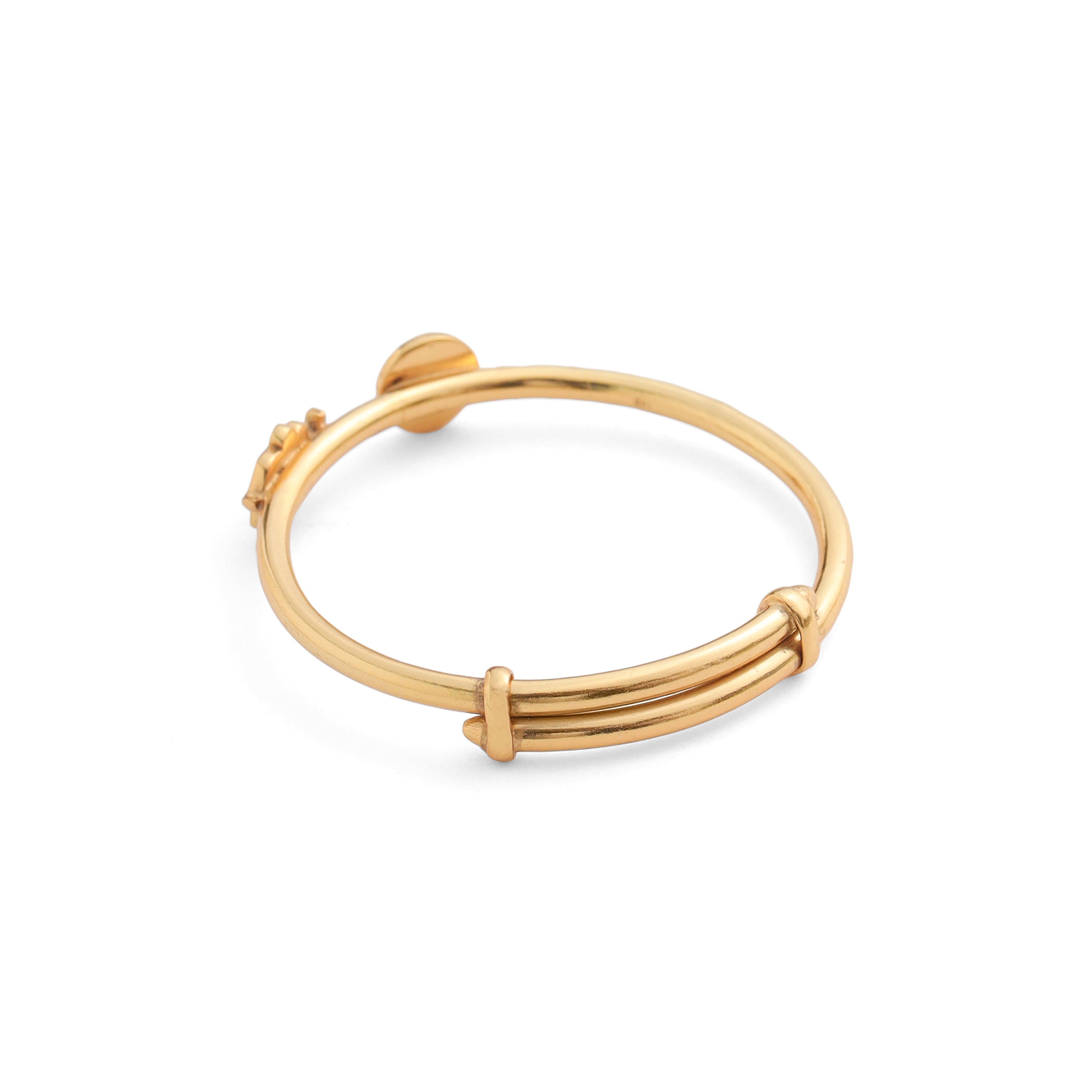 Personalised Adjustable Baby bangle - Monkey & Evil eye