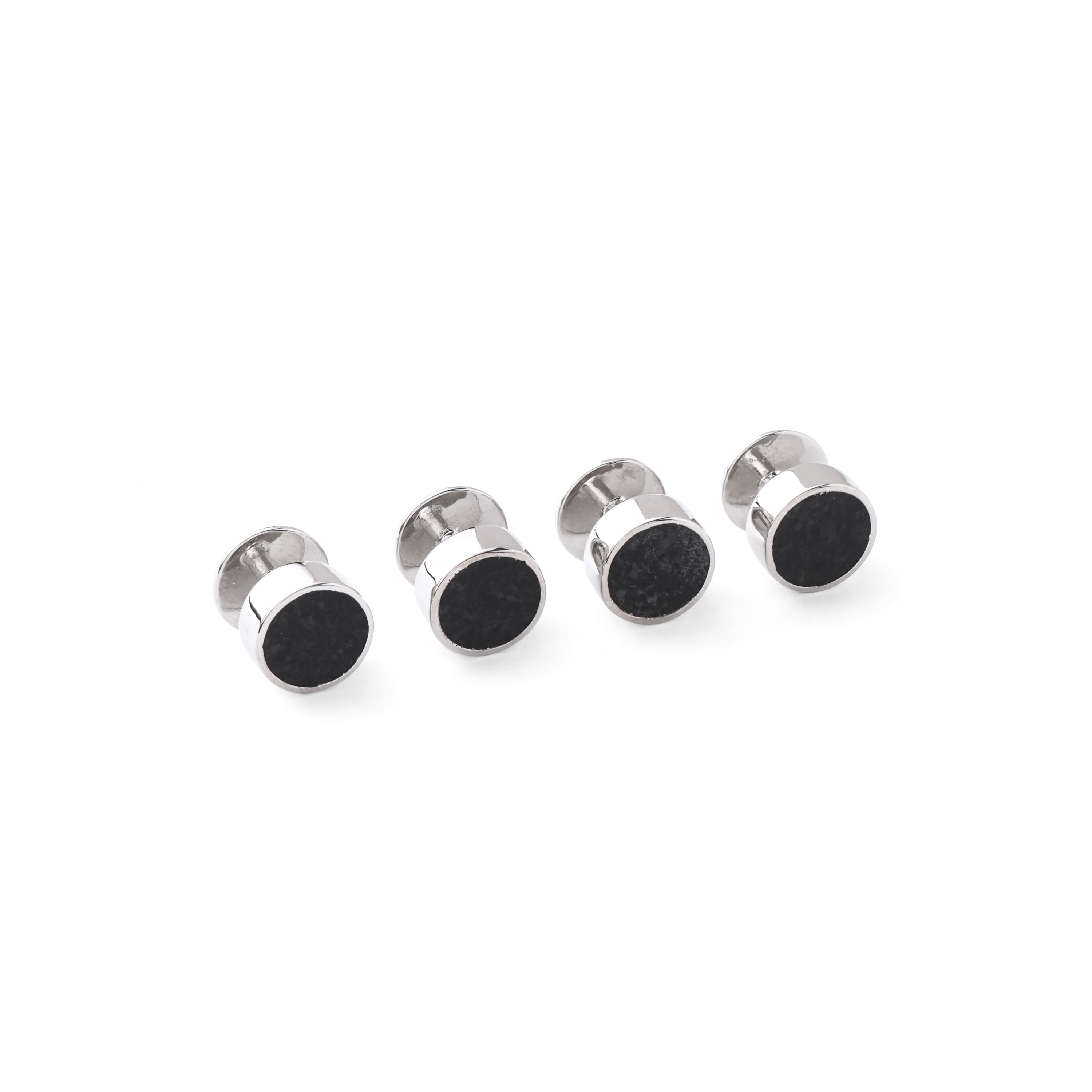 Classic Stone Inlay Shirt Stud (Set of 4)