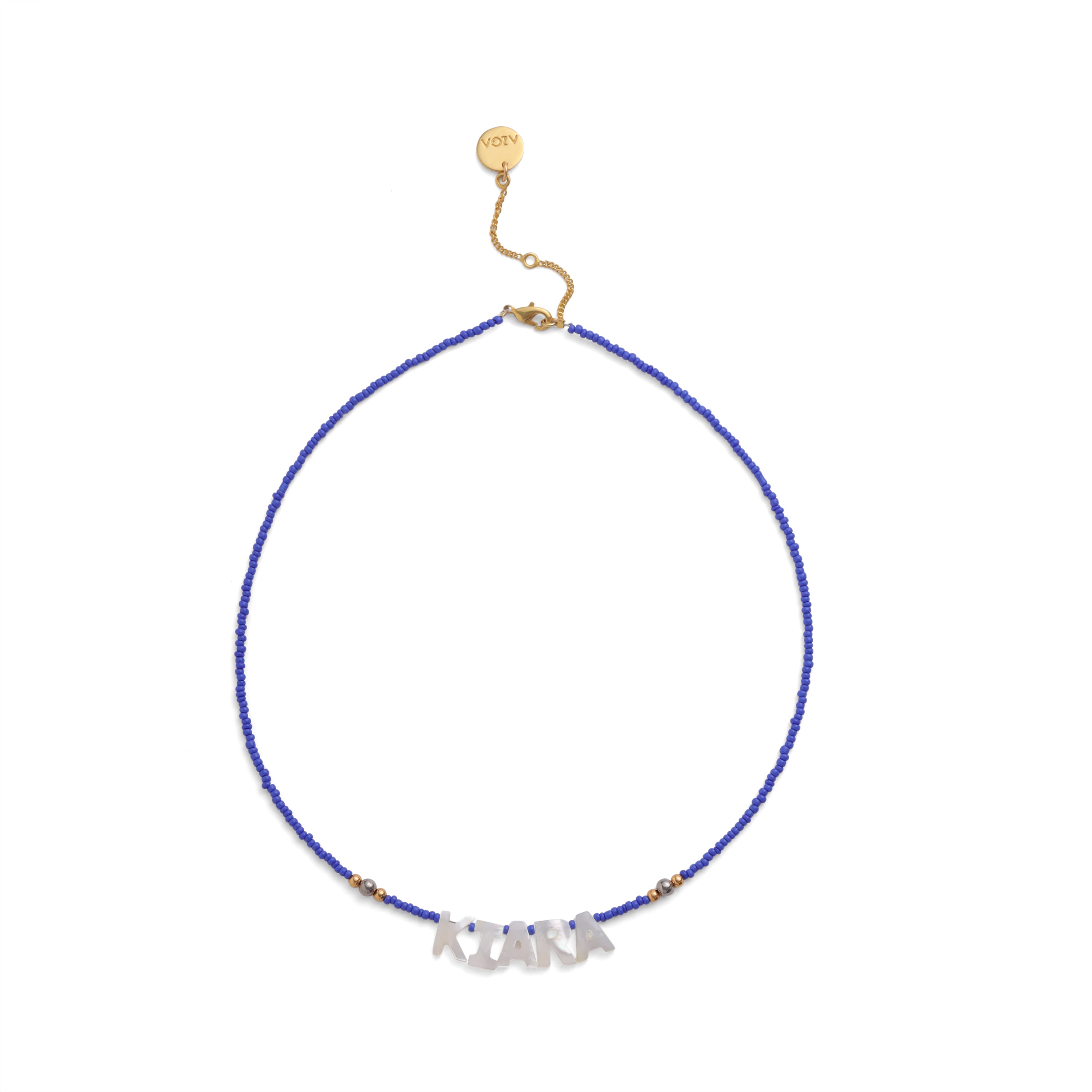 Name Necklace - Deep Blue