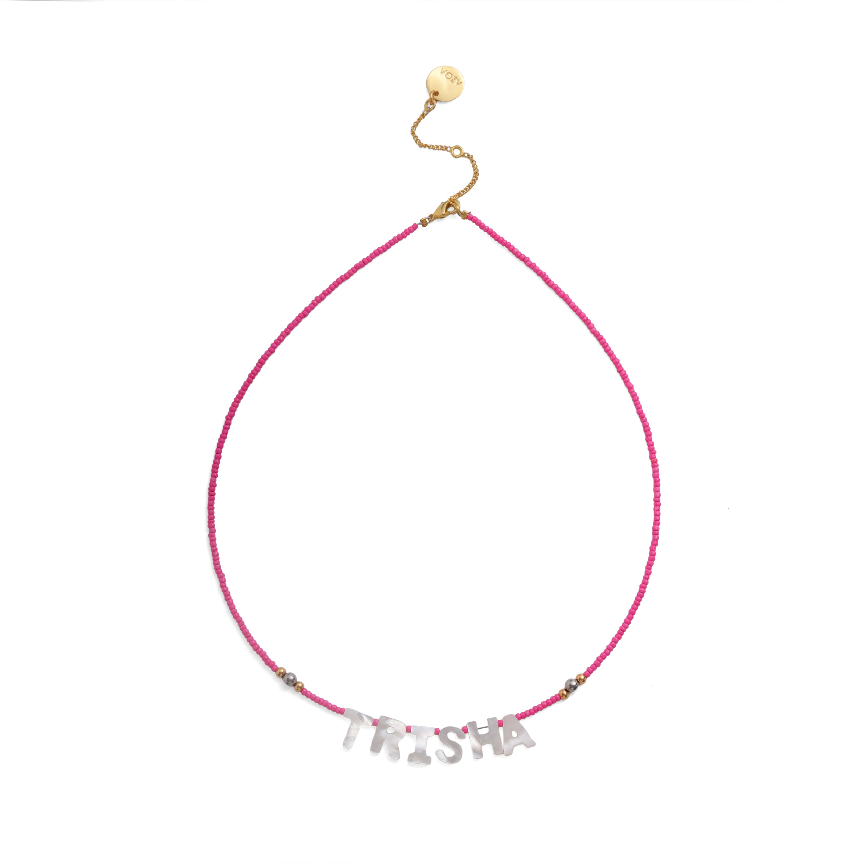 Name Necklace - Pink Dream