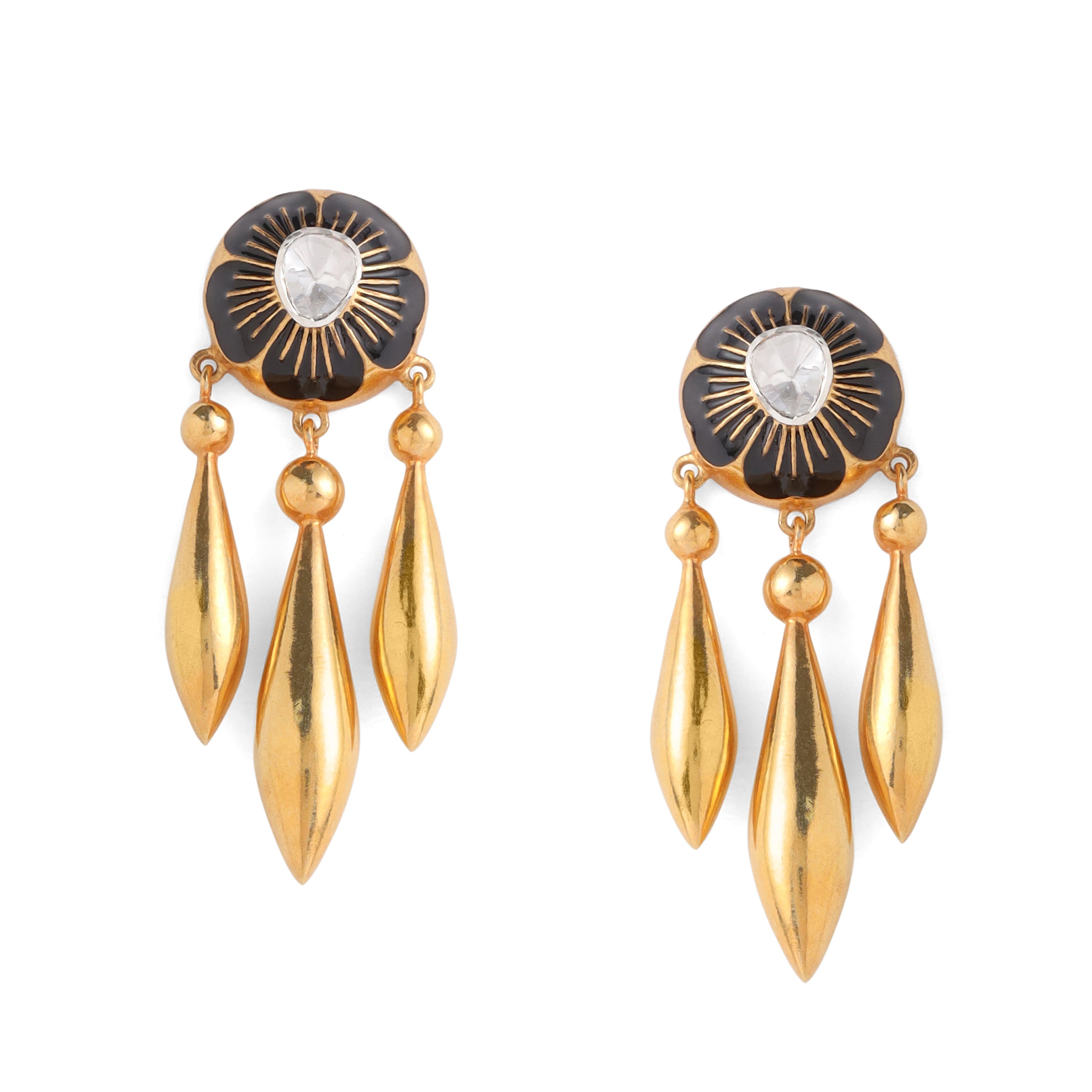 Palermo Dream Earrings - Charcoal