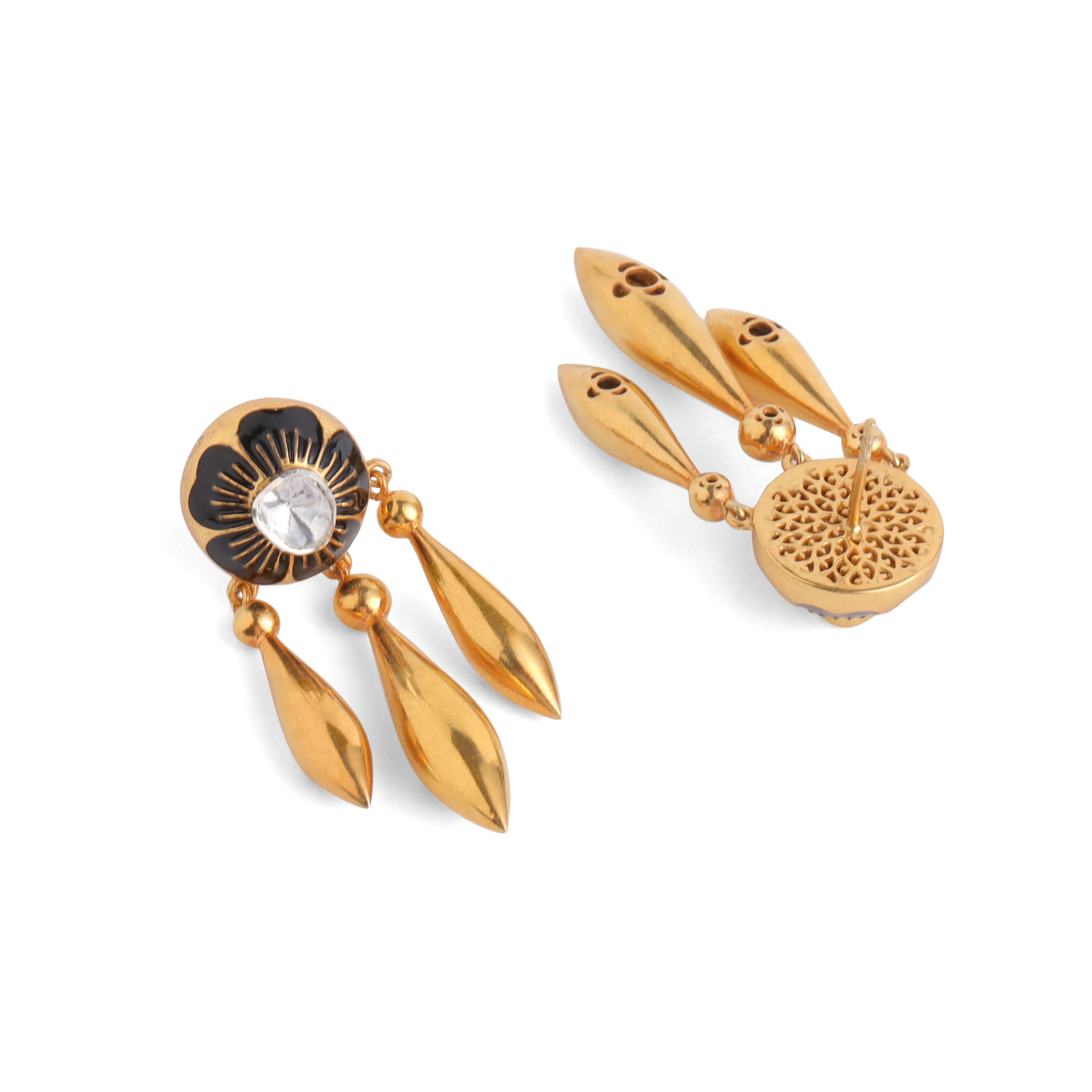 Palermo Dream Earrings - Charcoal