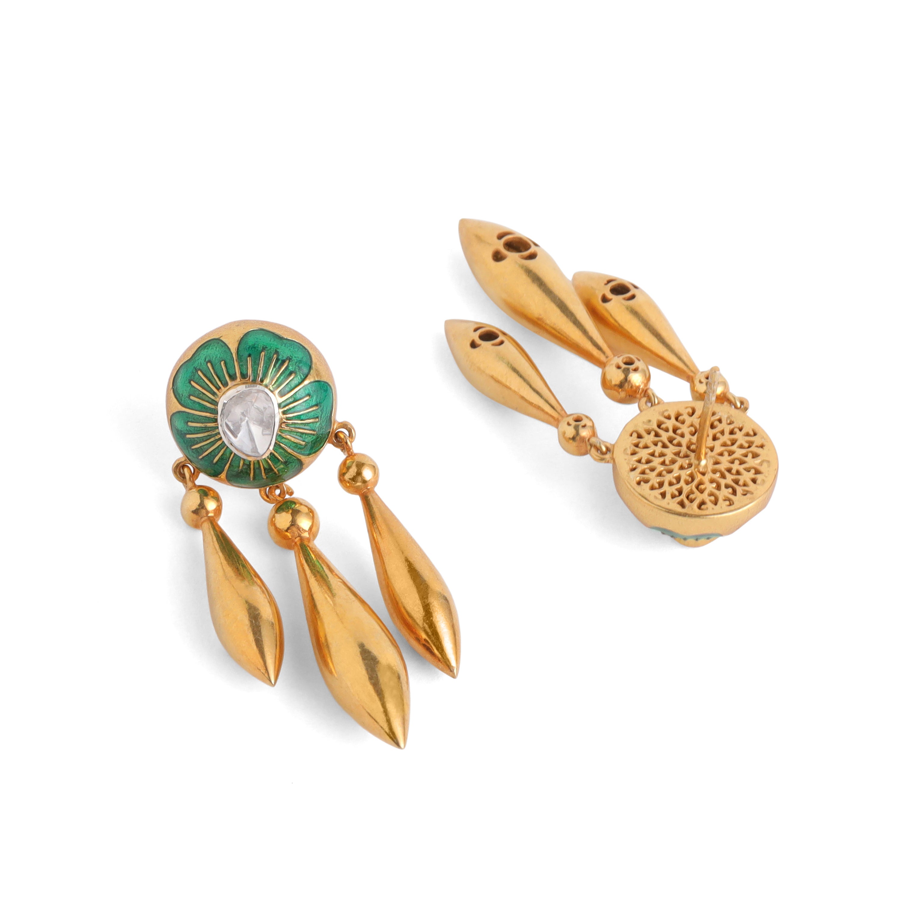 Palermo Dream Earrings - Mist Green