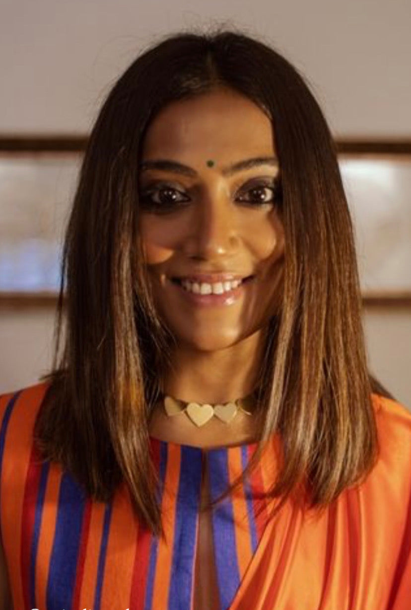 Anindita Bose in Heart Choker Necklace