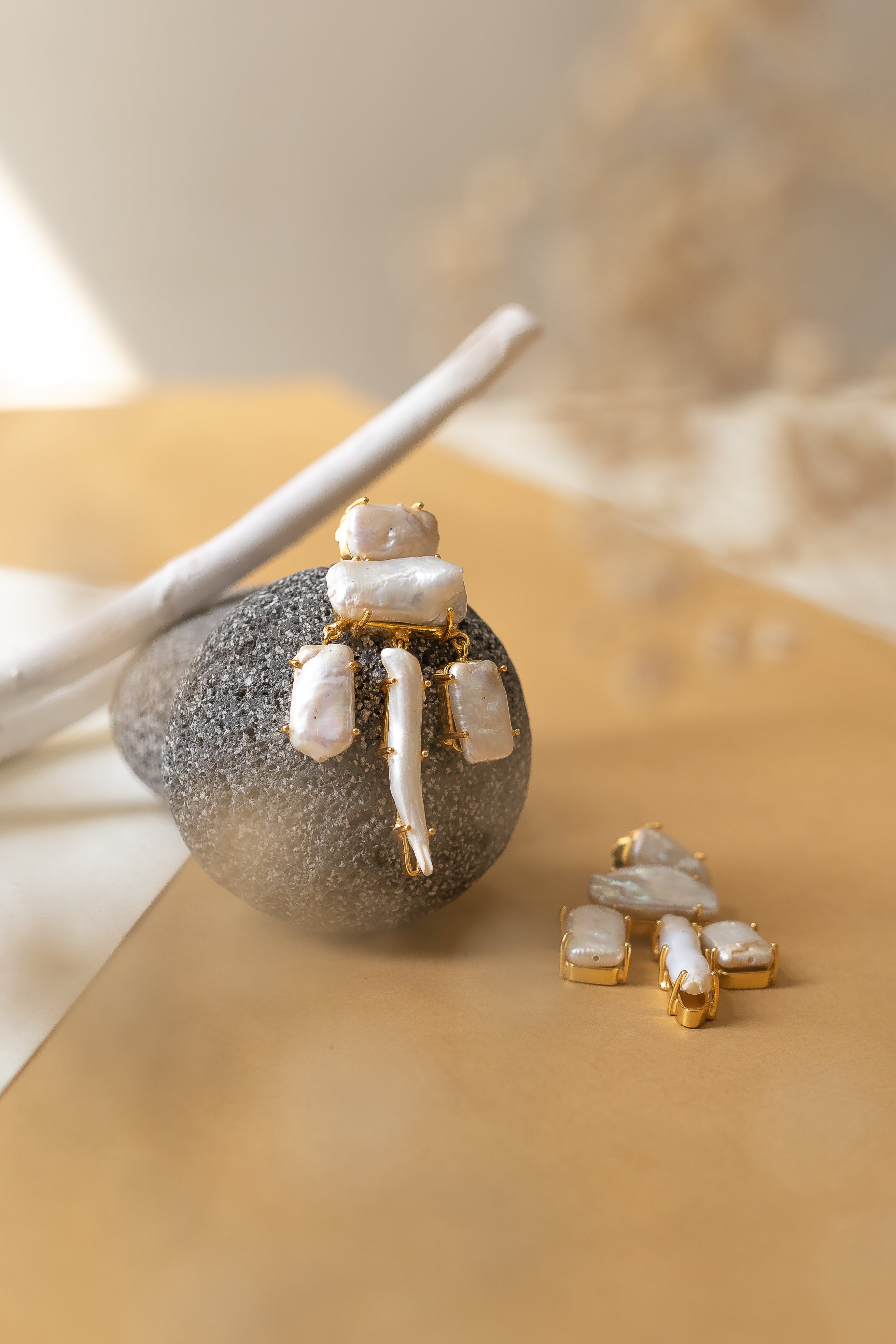 Baroque jiva danglers