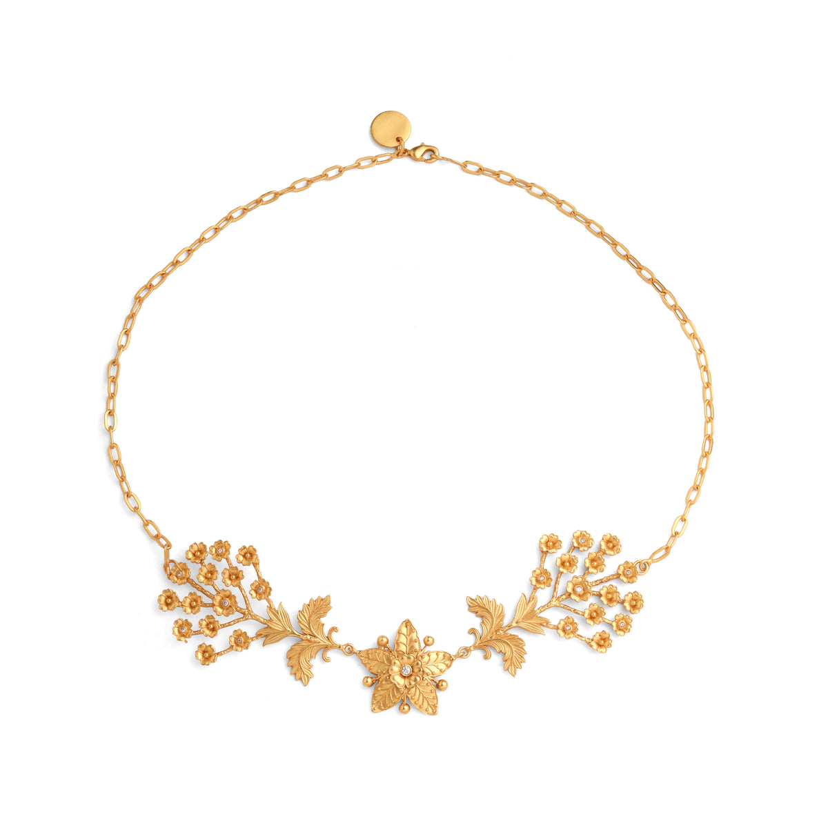 Zora Golden Dynasty Floral Choker