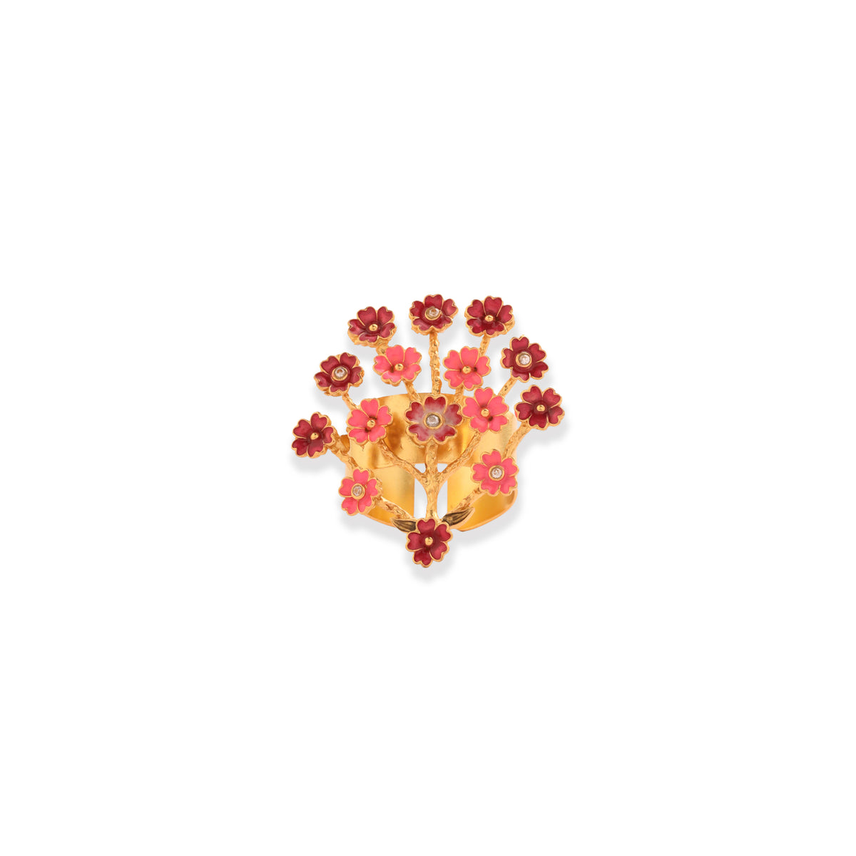 Zora Blushing Dynasty Enamel Ring