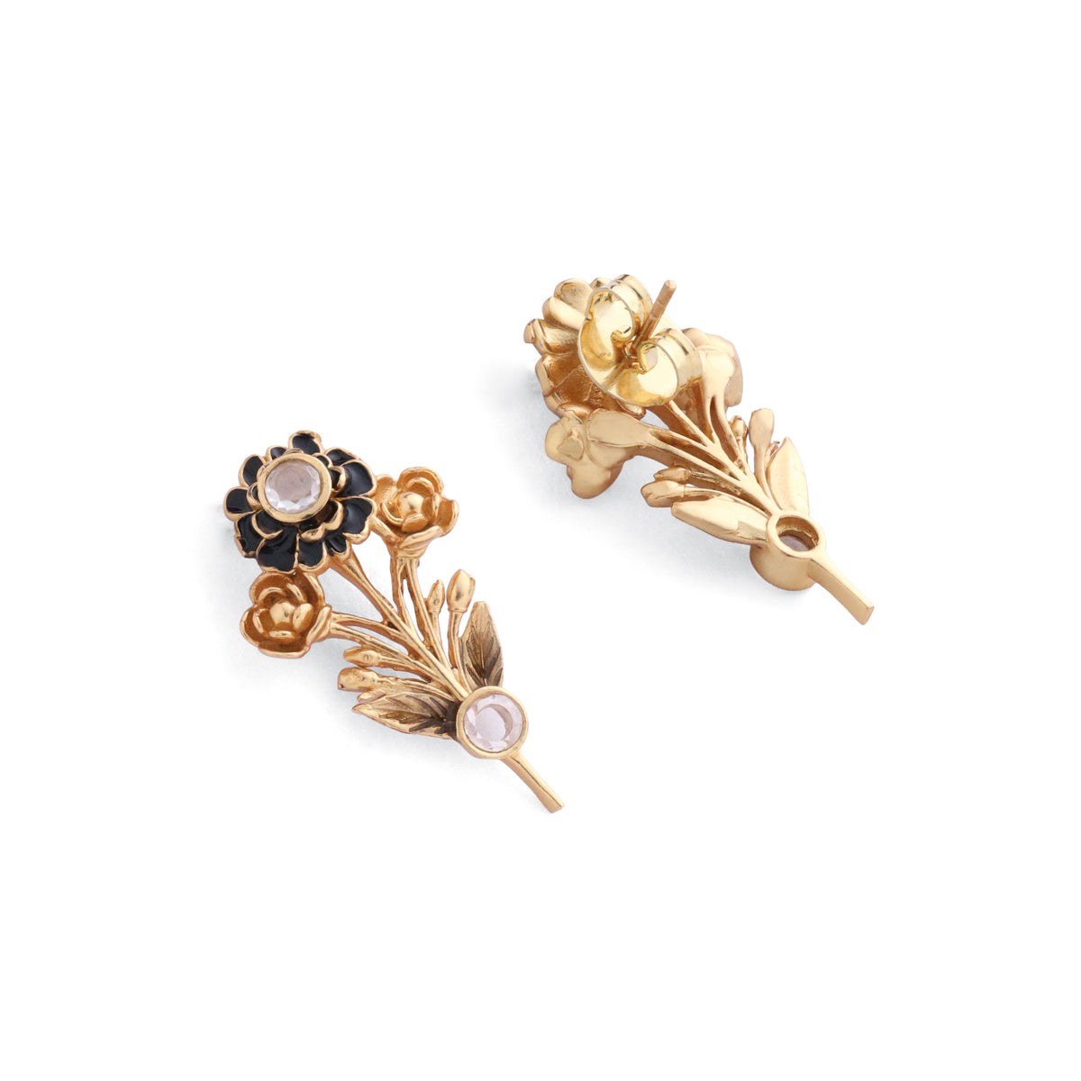 Aurelia Botanical Enamel Earrings