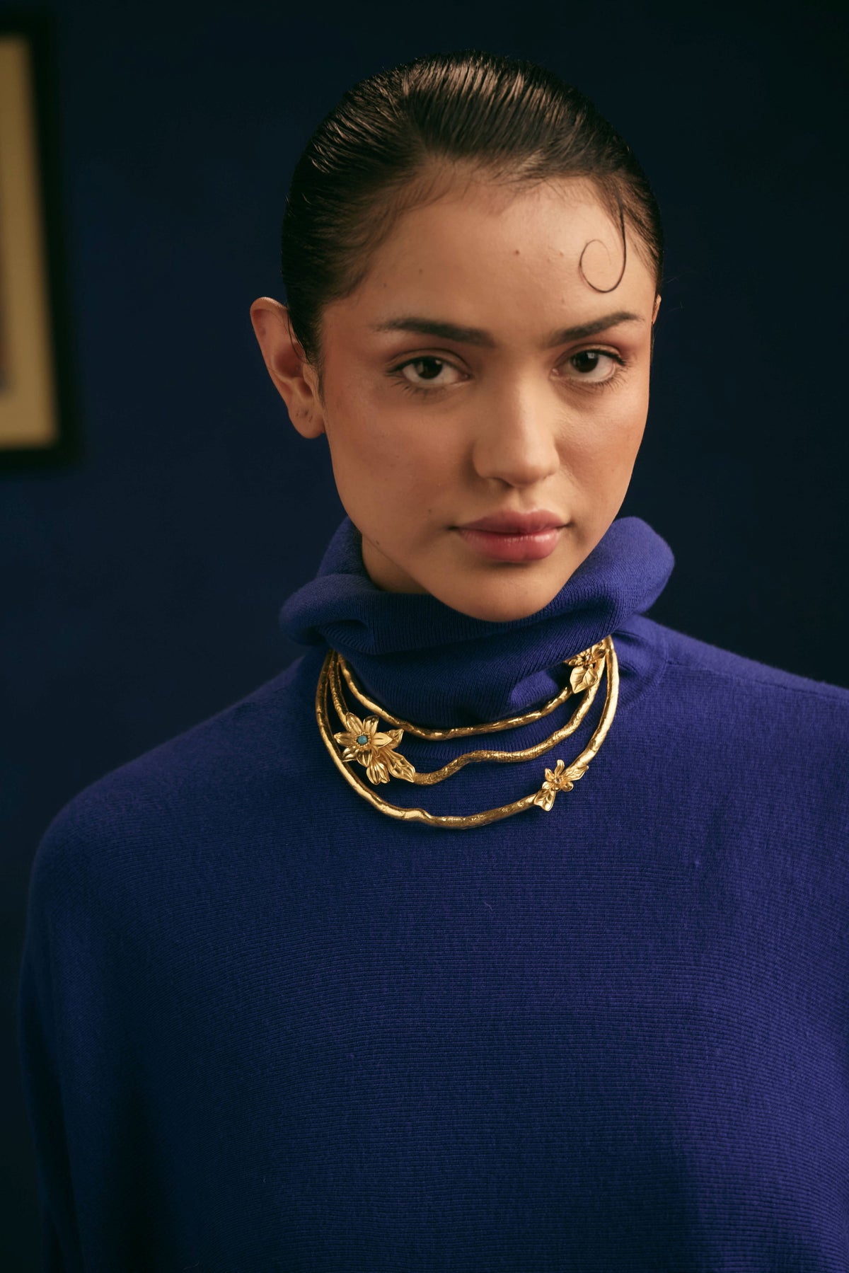 The Zora Botanical Flora Layered Necklace