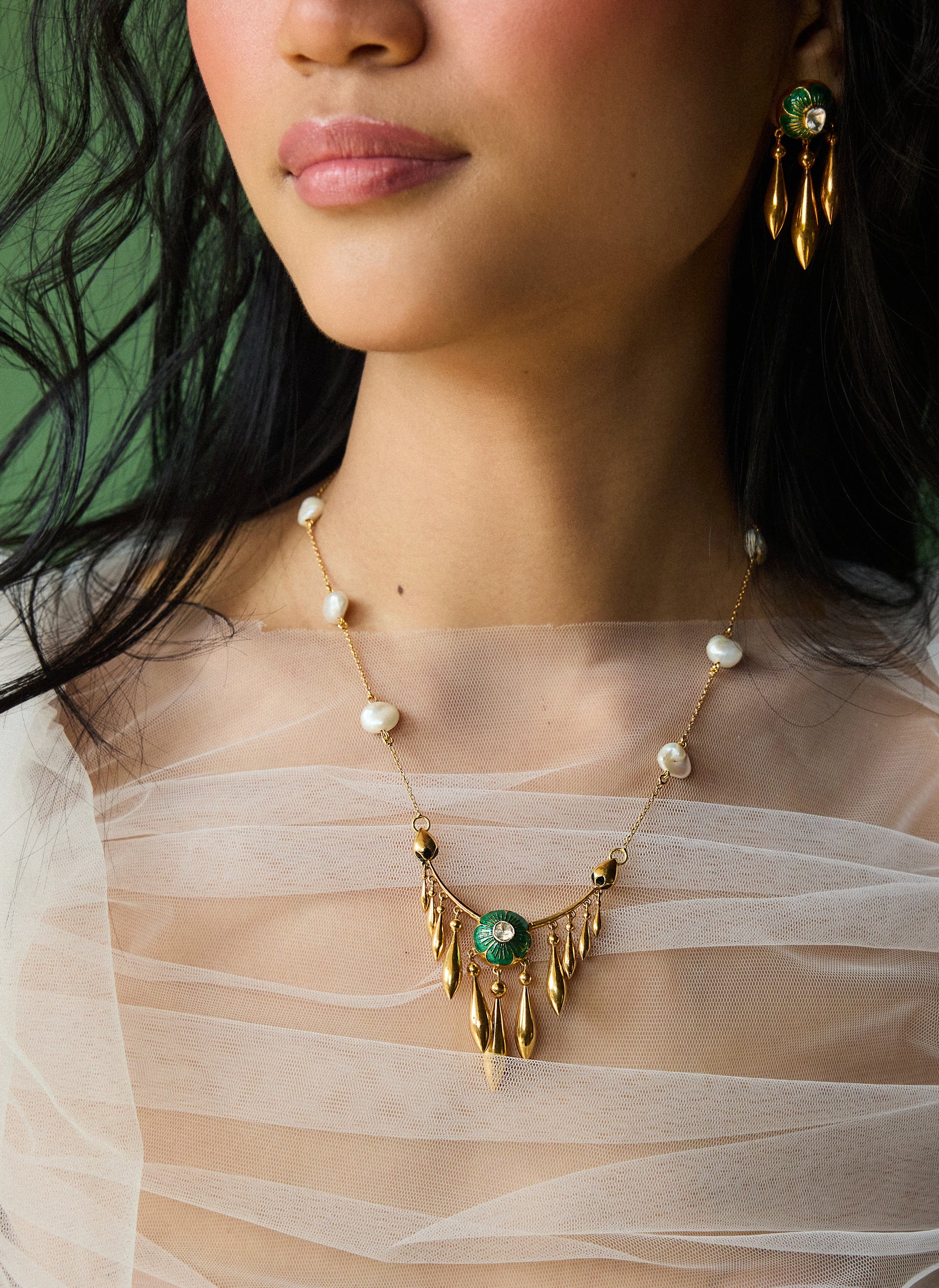 Palermo Dream Necklace - Mist Green