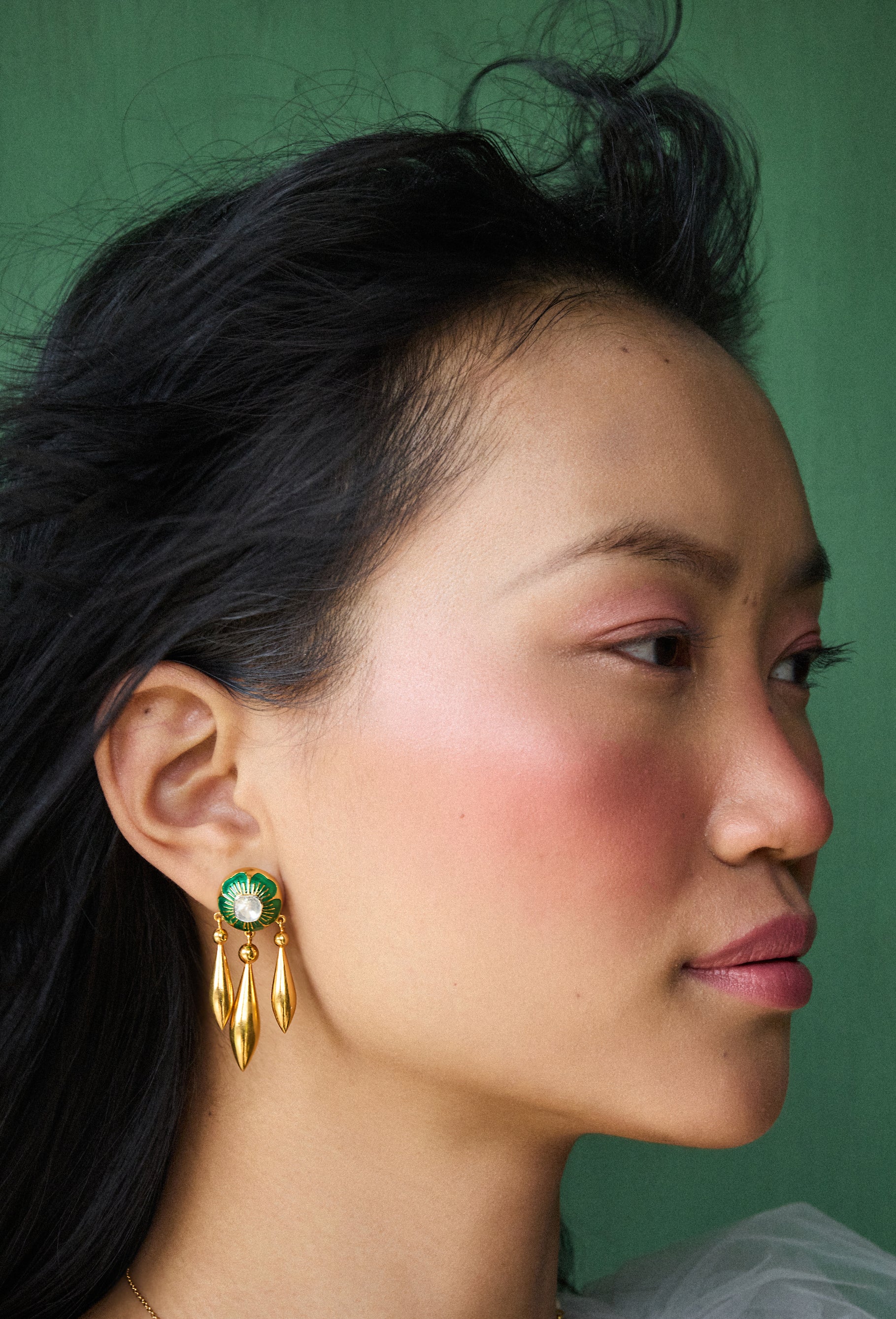 Palermo Dream Earrings - Mist Green