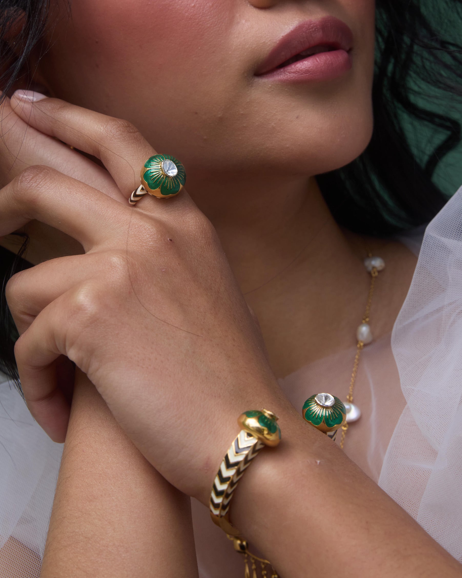 Palermo Dream Cuff - Mist Green