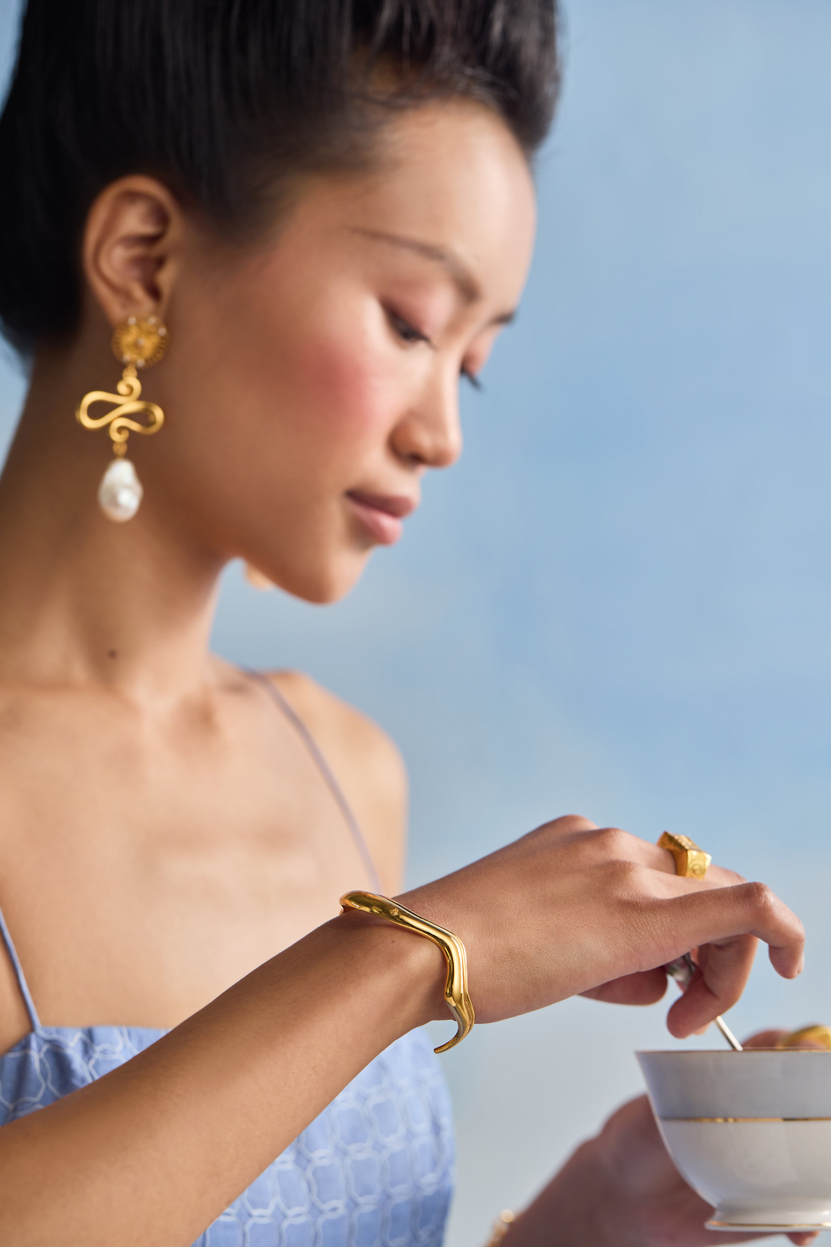 Ferrat Everyday Cuff - Gold