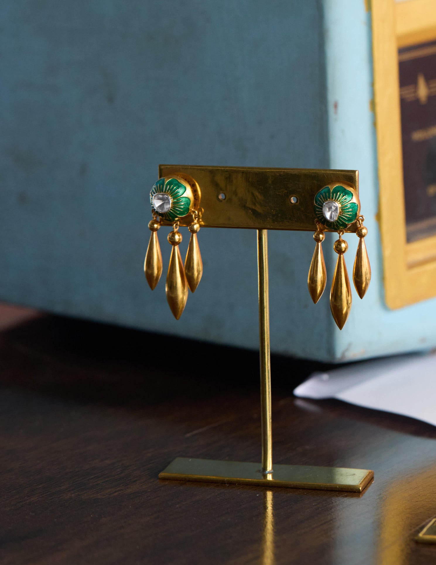 Palermo Dream Earrings - Mist Green