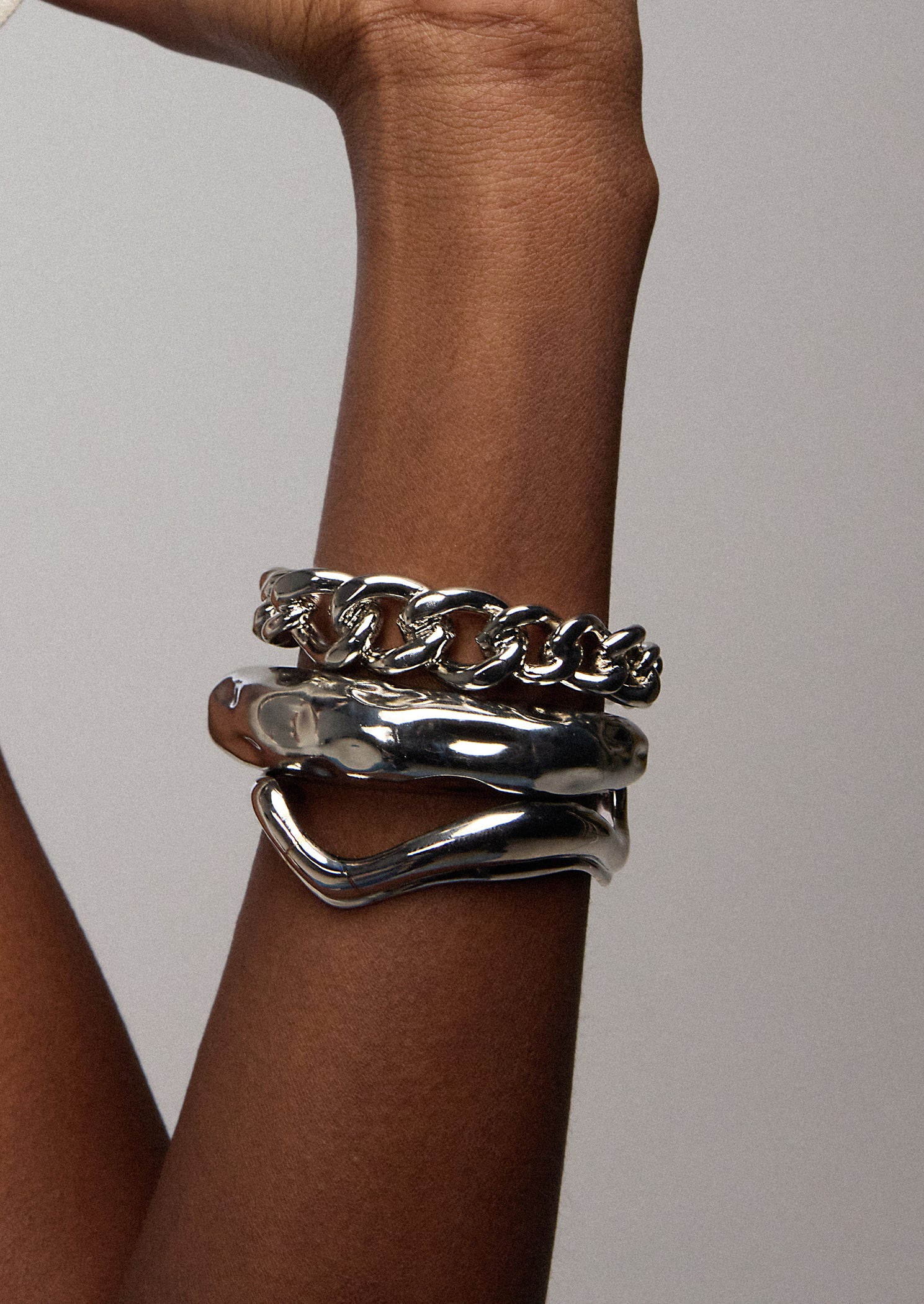 Ferrat Everyday Cuff - White Gold