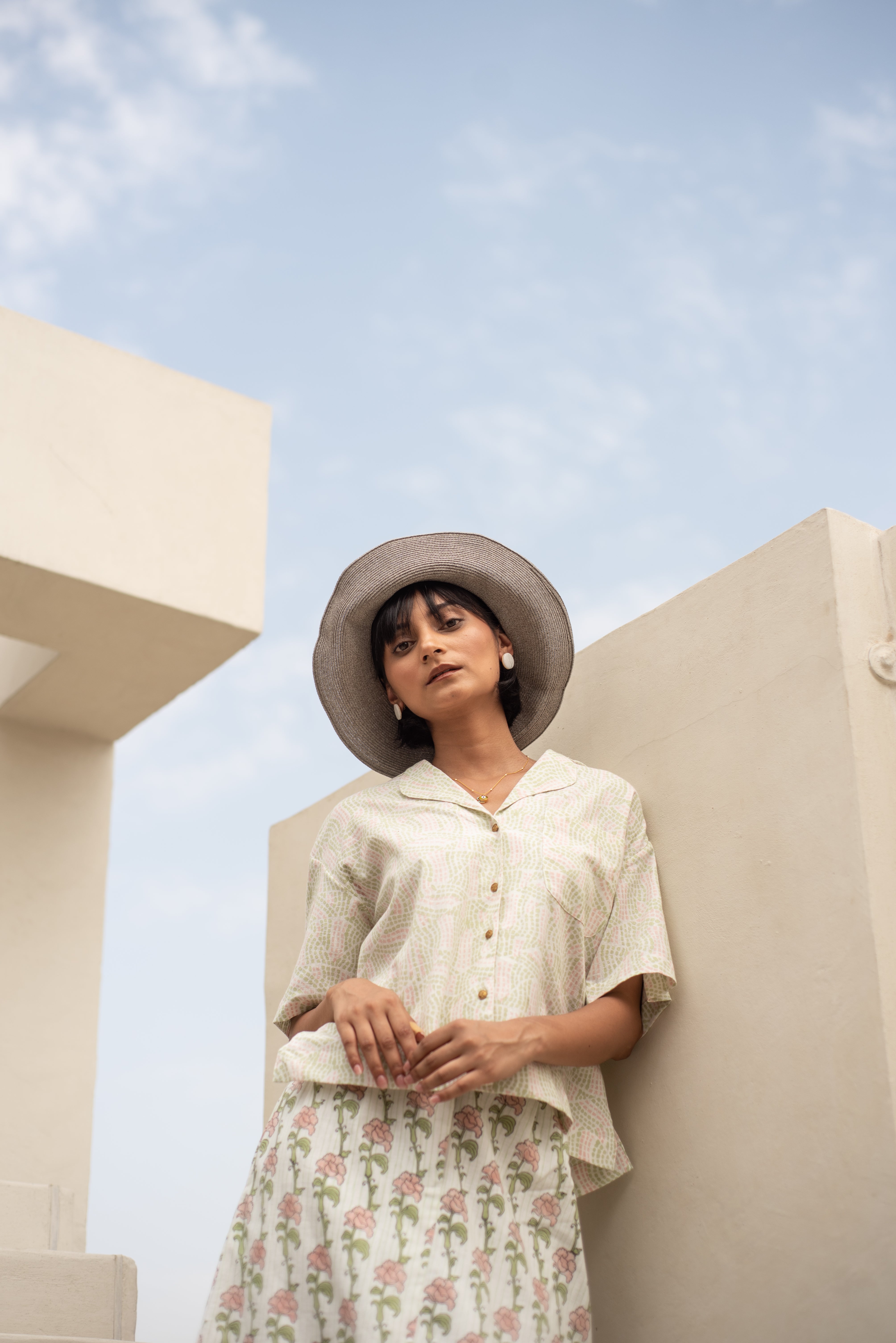 EZE MIDI SKIRT CO-ORD SET