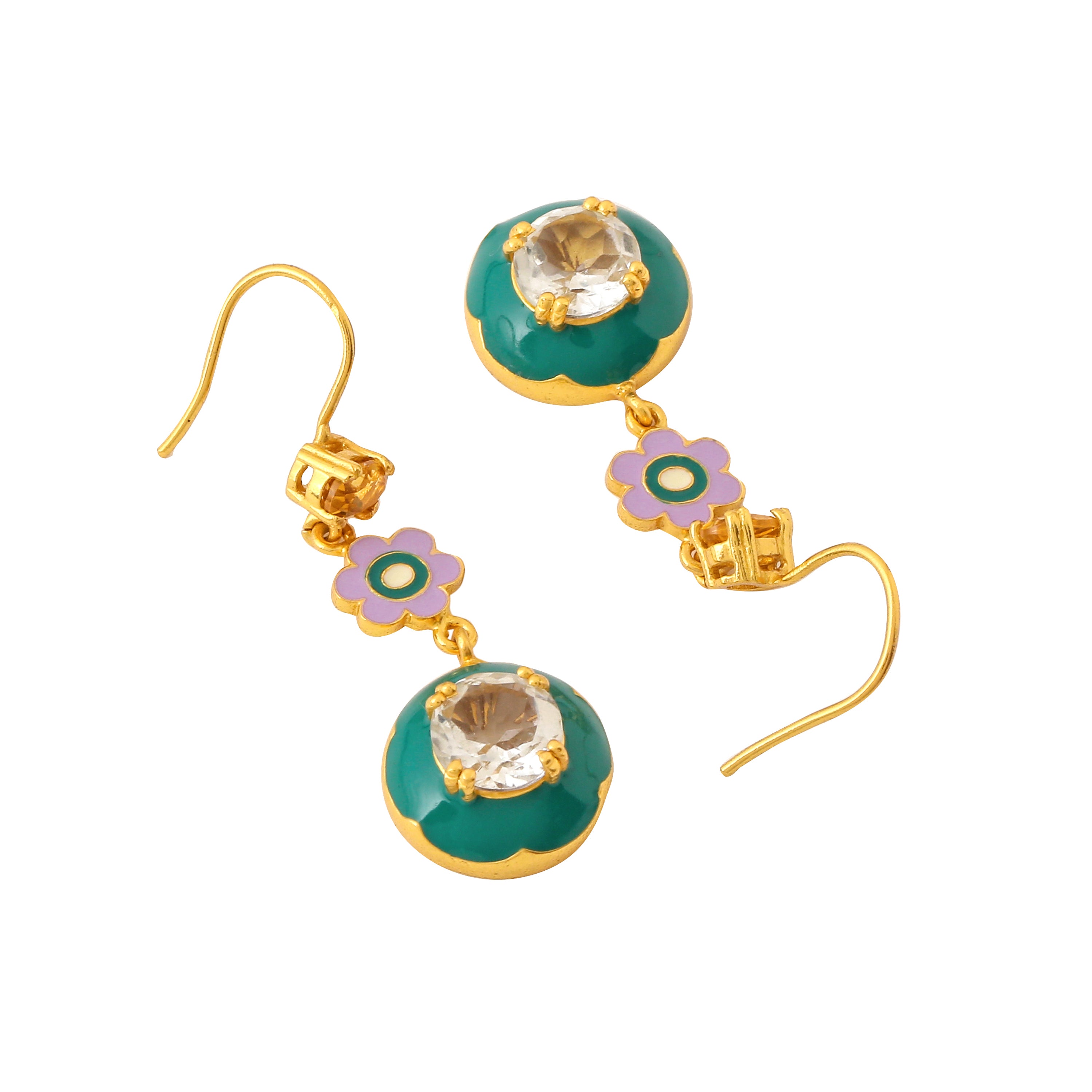 Palma peony Earrings