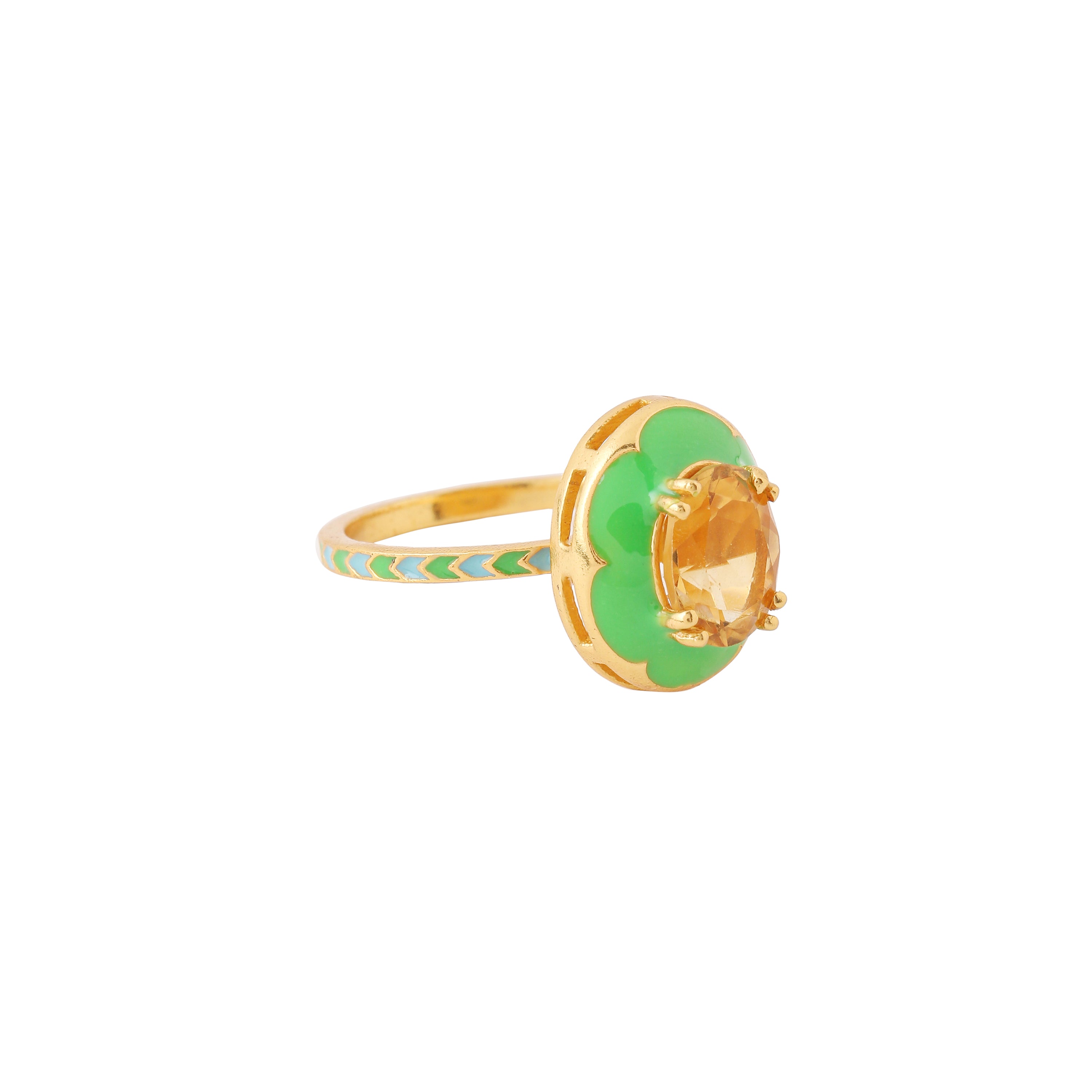 Ferro Oval ring - Lawn green