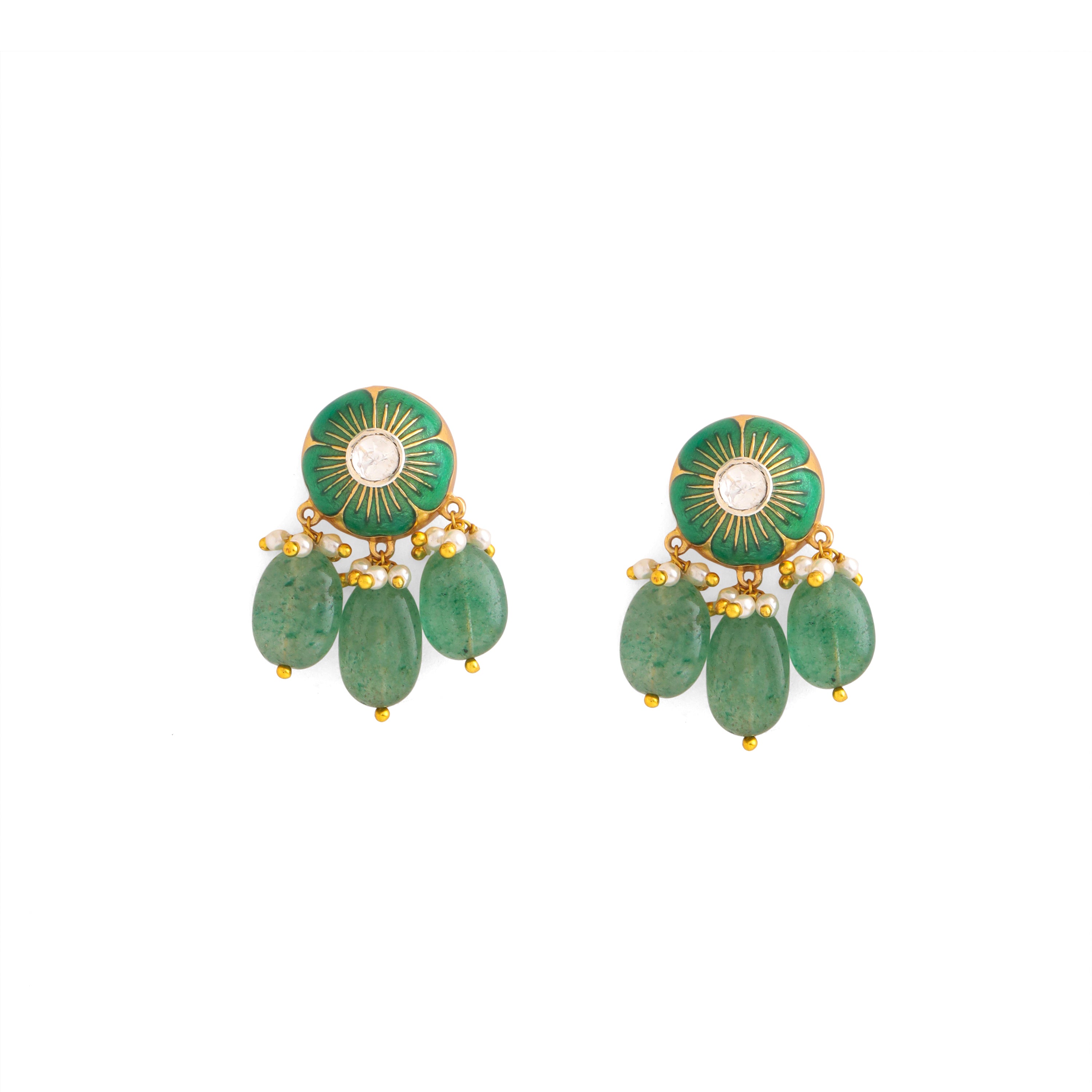 Haribagh Polki Earrings