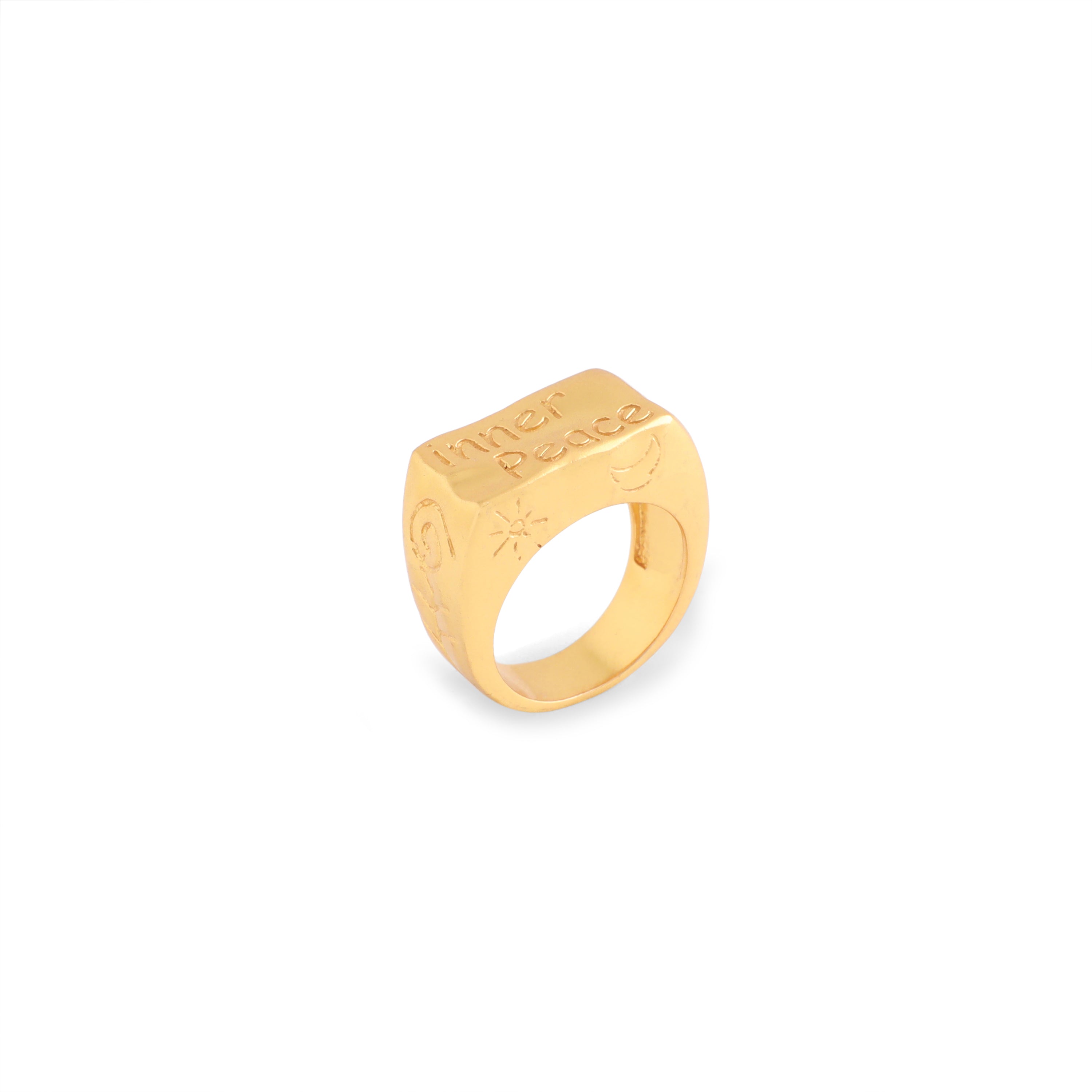 Inner Peace Ring - Gold