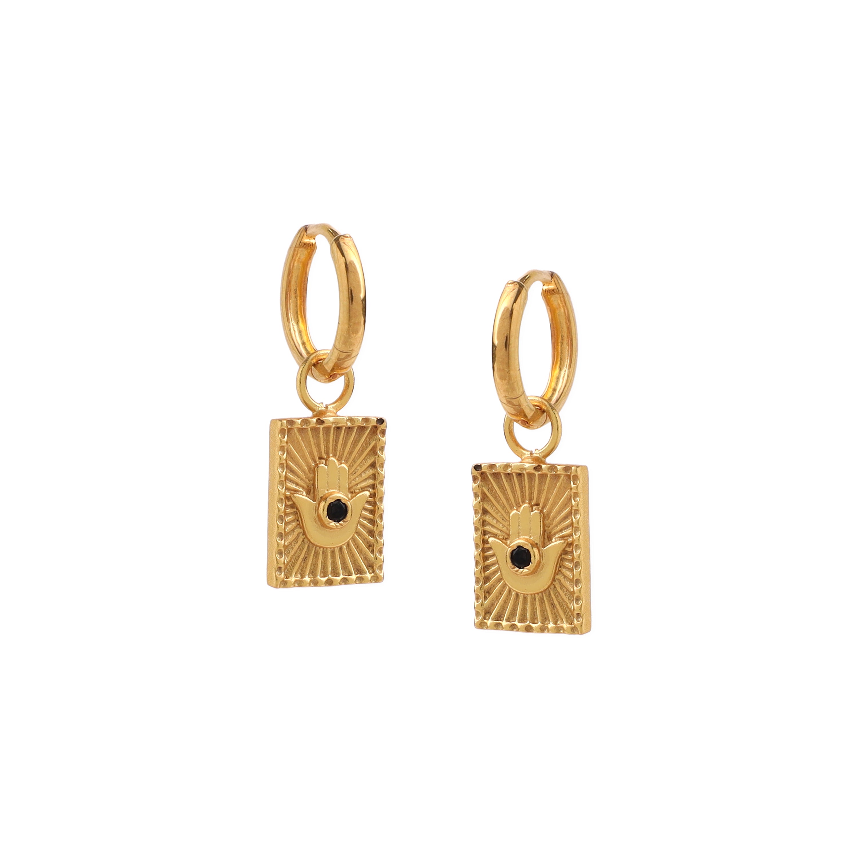 Hamsa Earrings
