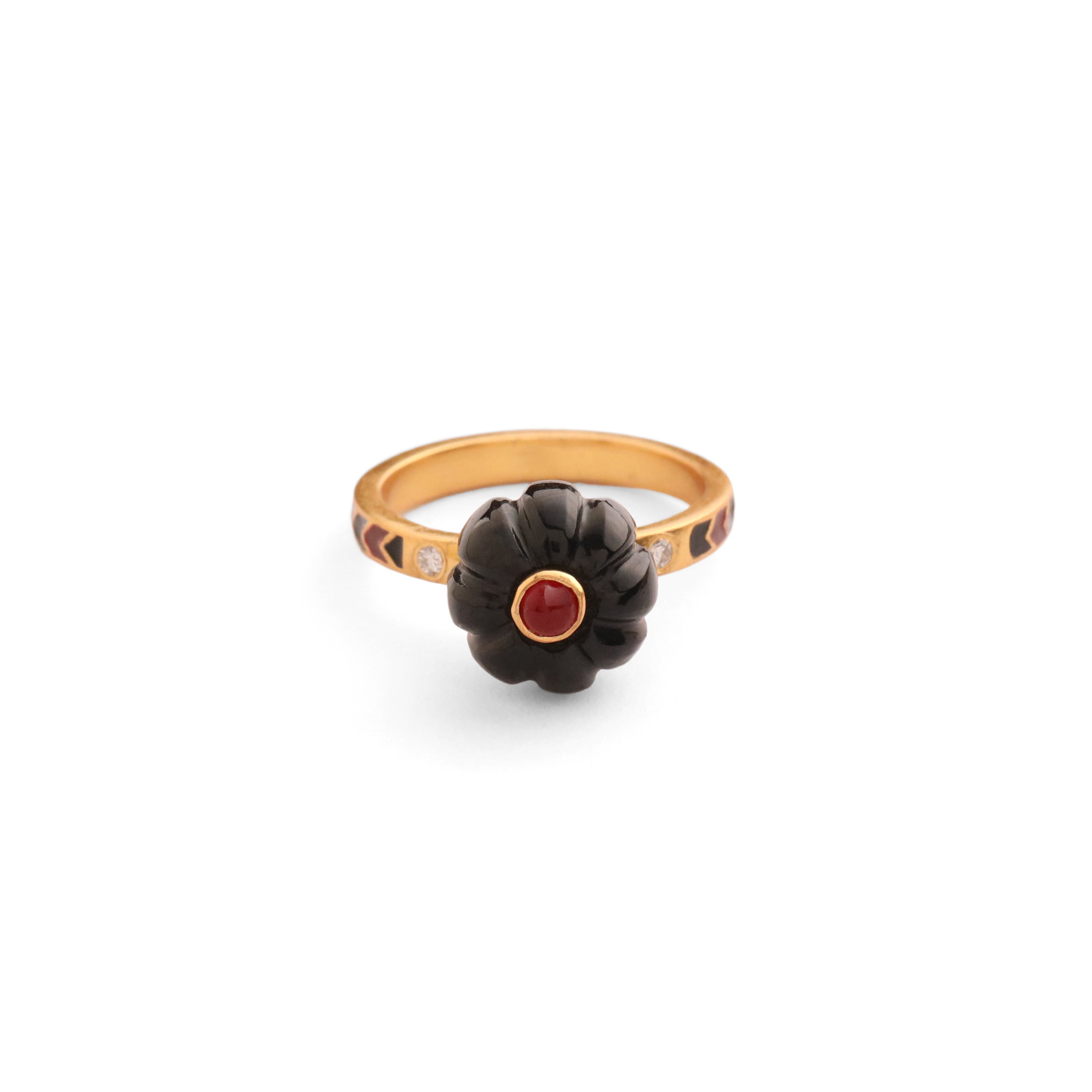 Paro Midnight Bloom Ring