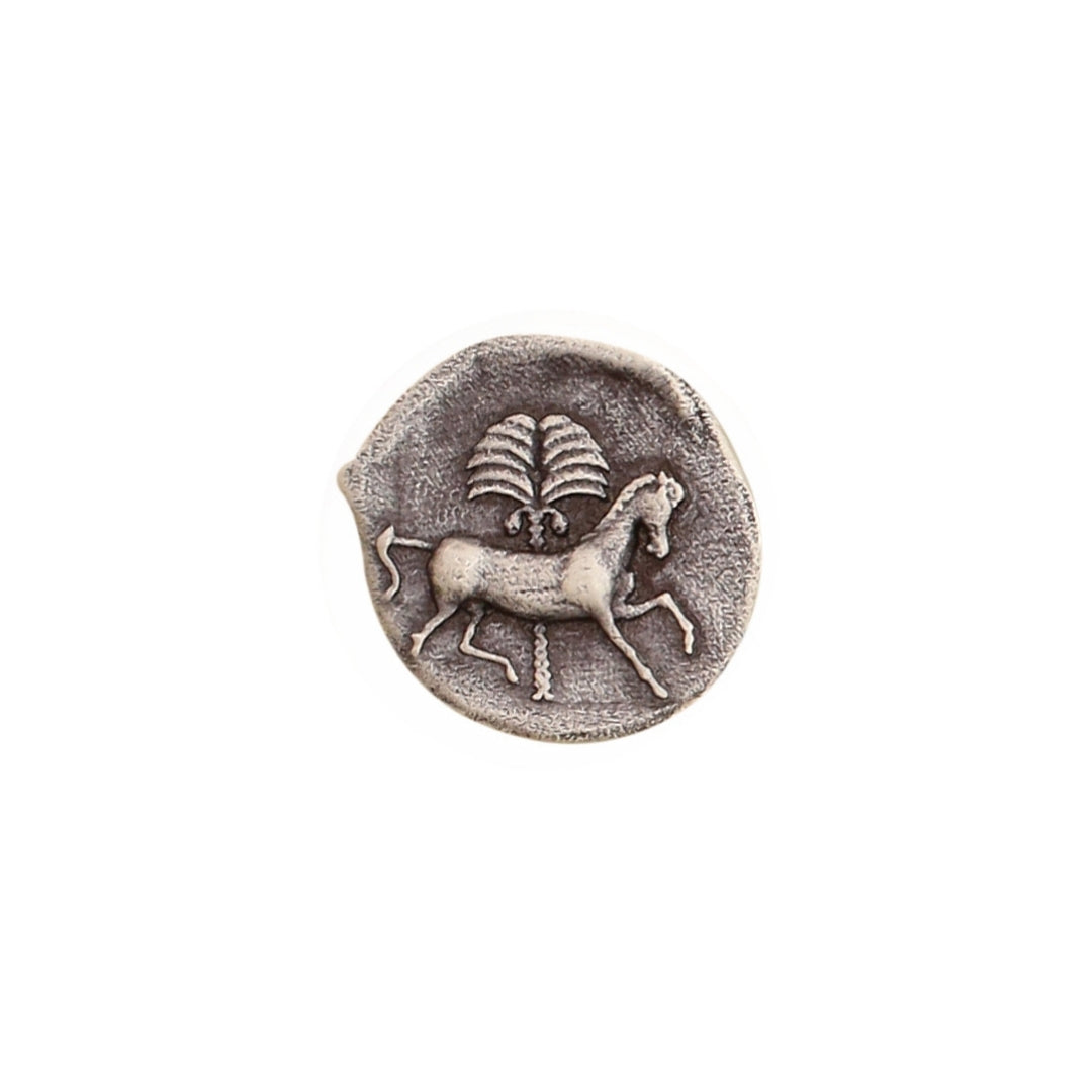 Knight button set - Oxidised silver(Set of 7)