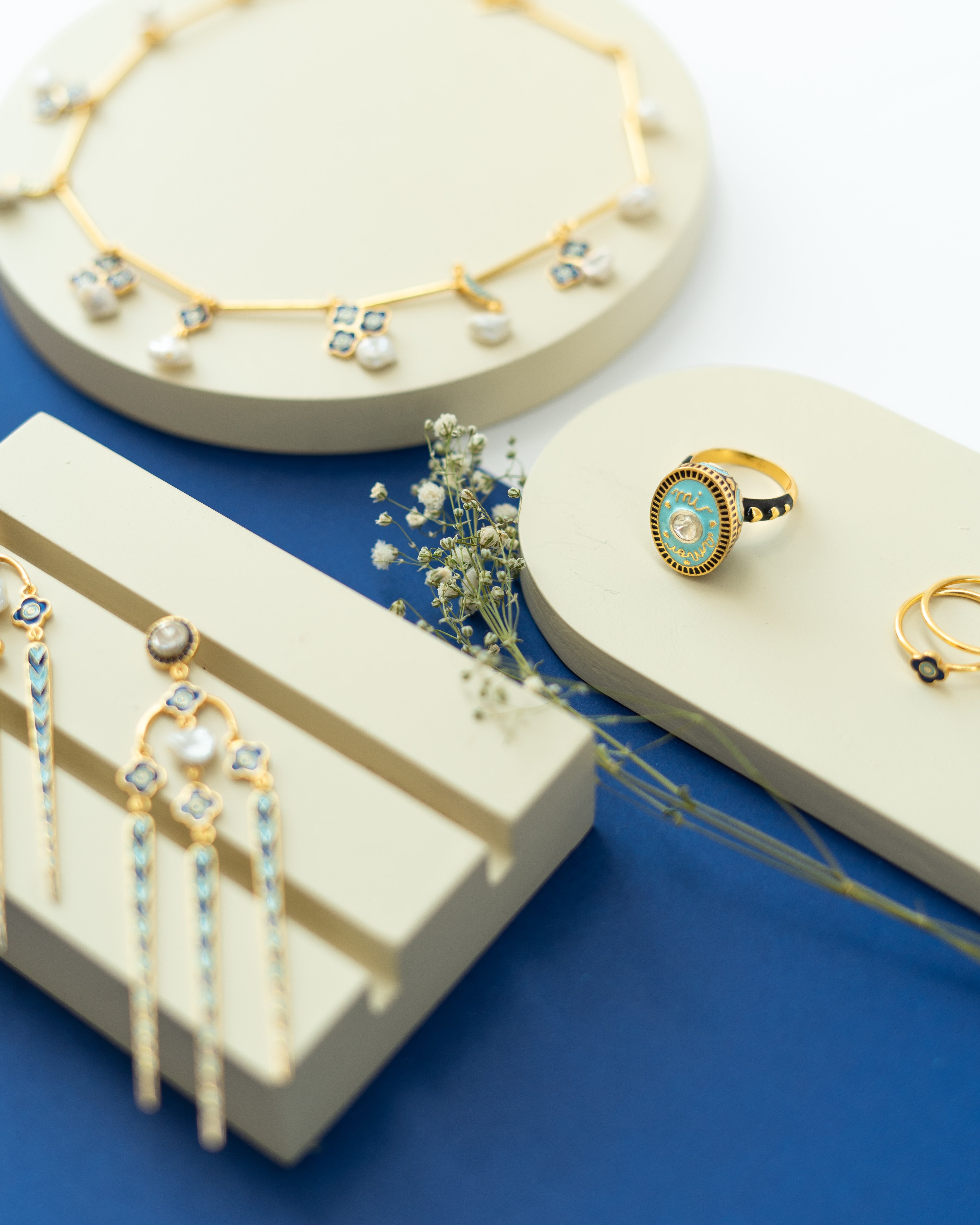 Mi Amor Ring - Turquoise & Black