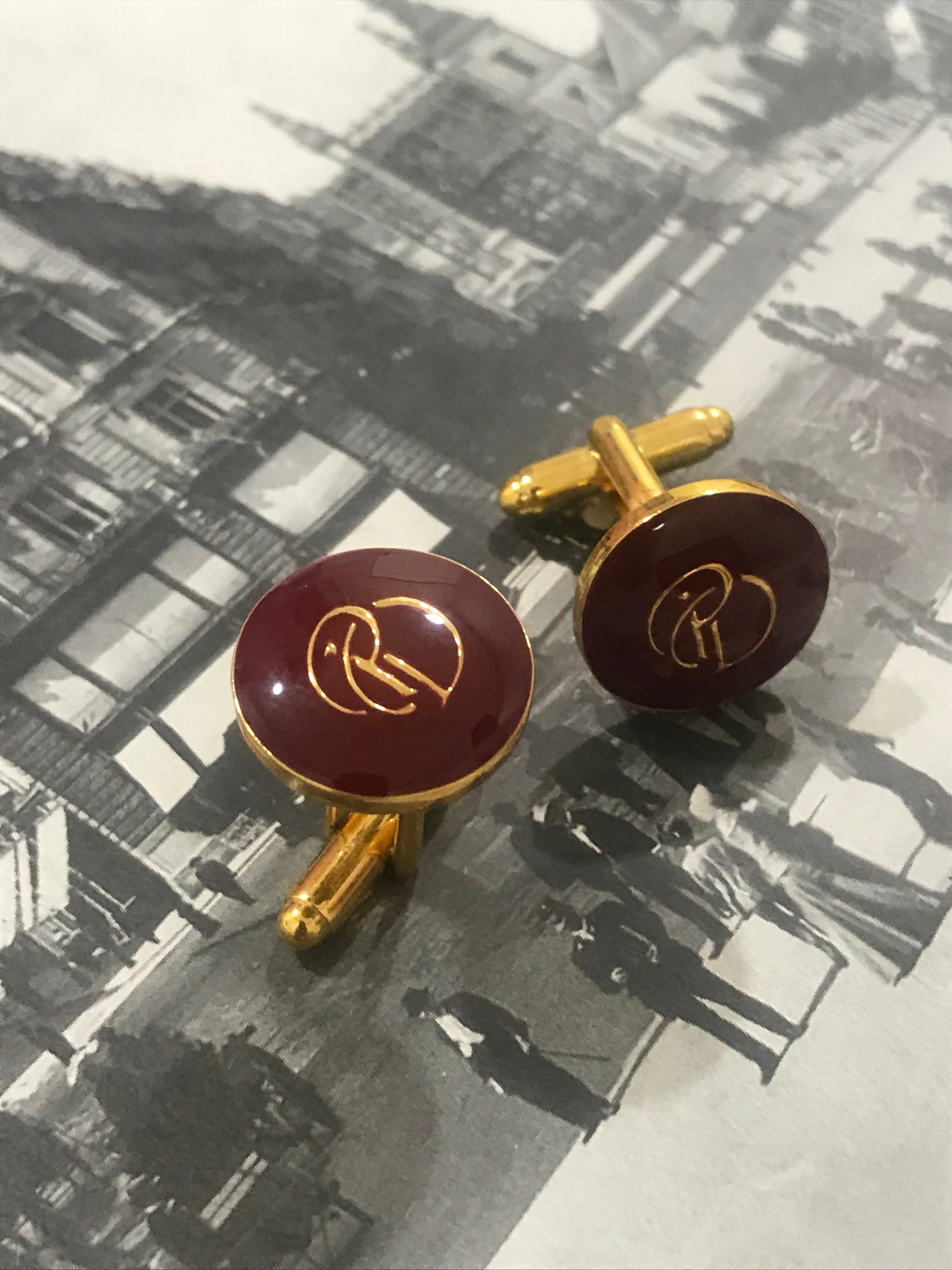 Initials/ Monogram - with Enamel - AZGA