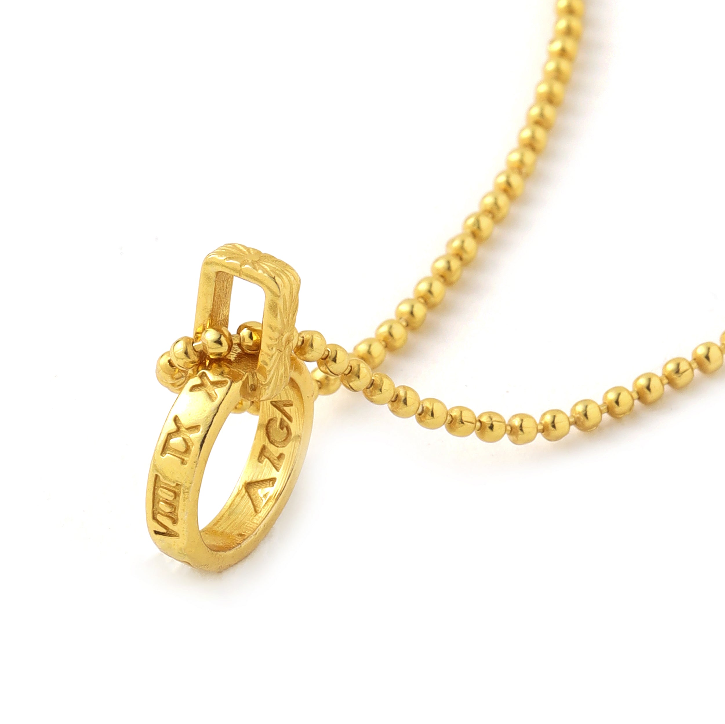 Roman Numerals pendant neckchain