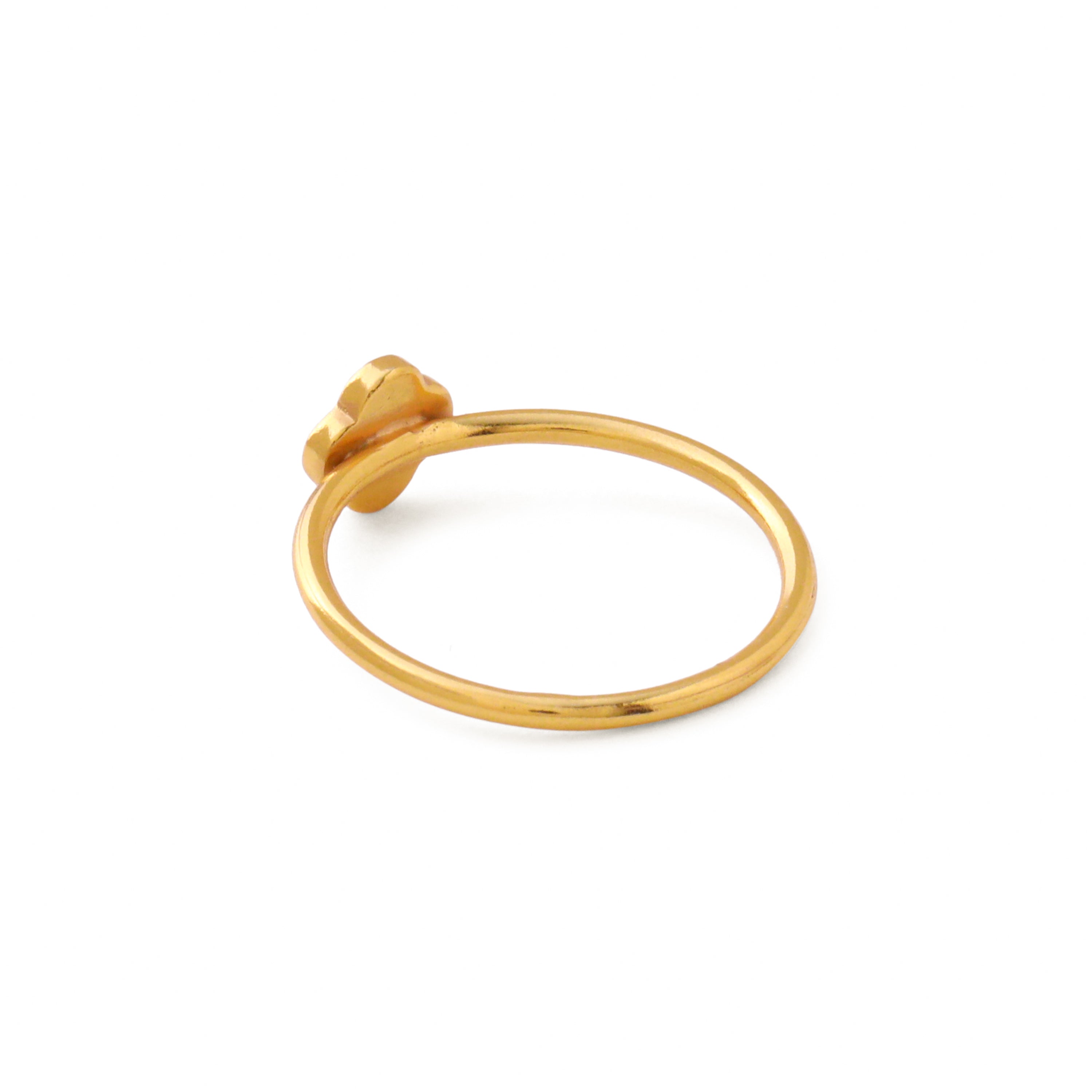 Flore Petite Band - Amethyst, Tangerine, Ivory