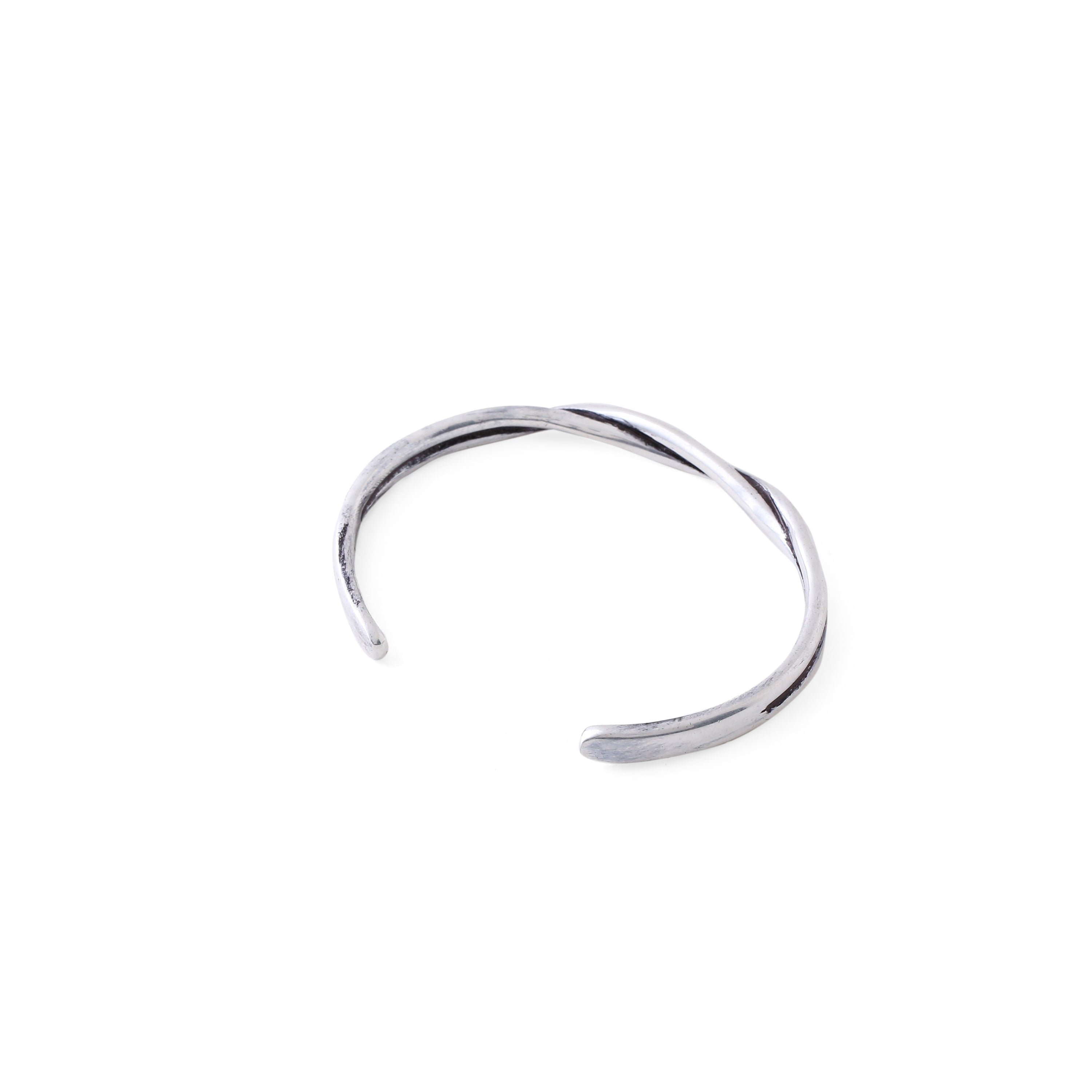 Twister Cuff - Oxidised silver