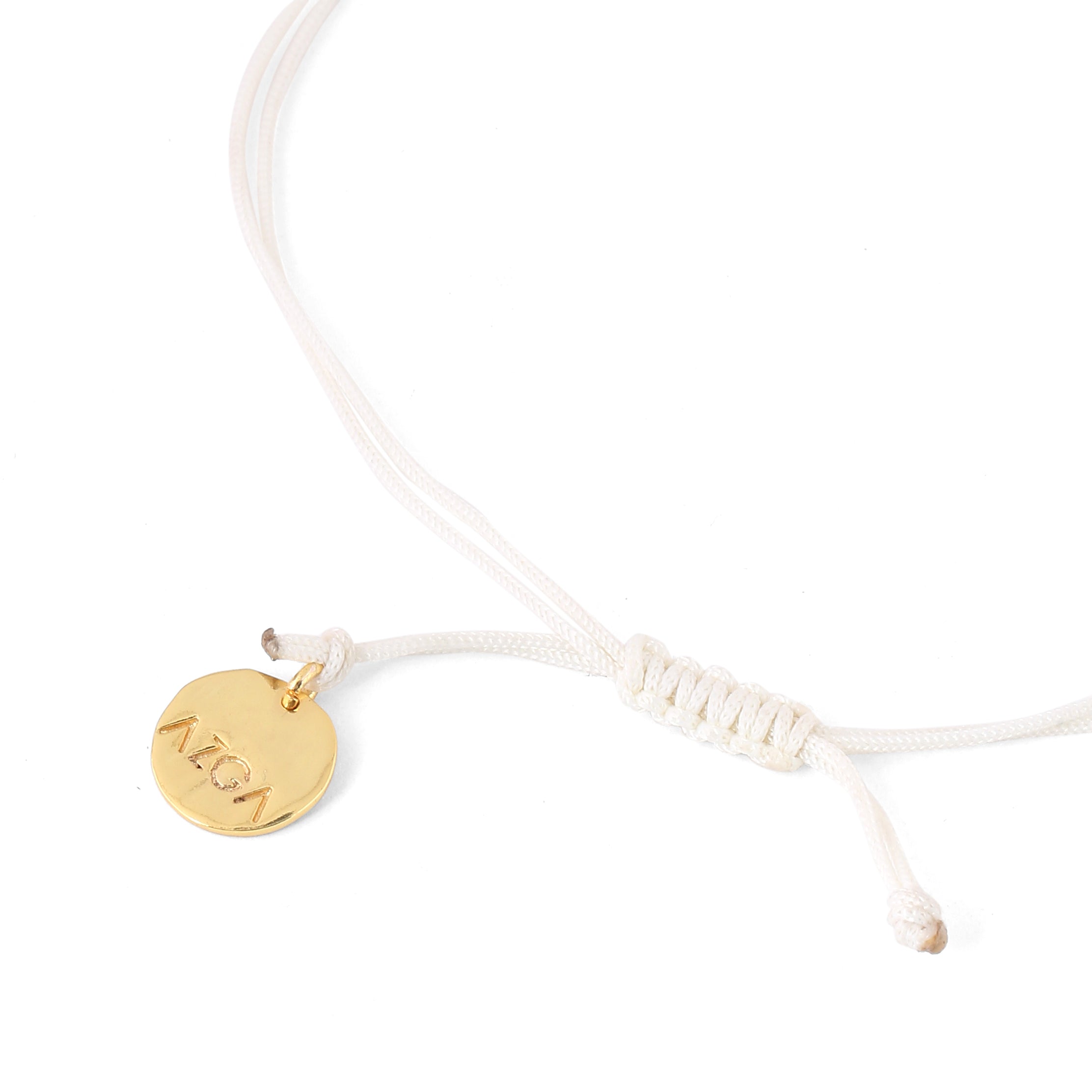 Baroque pearl macrame bracelet