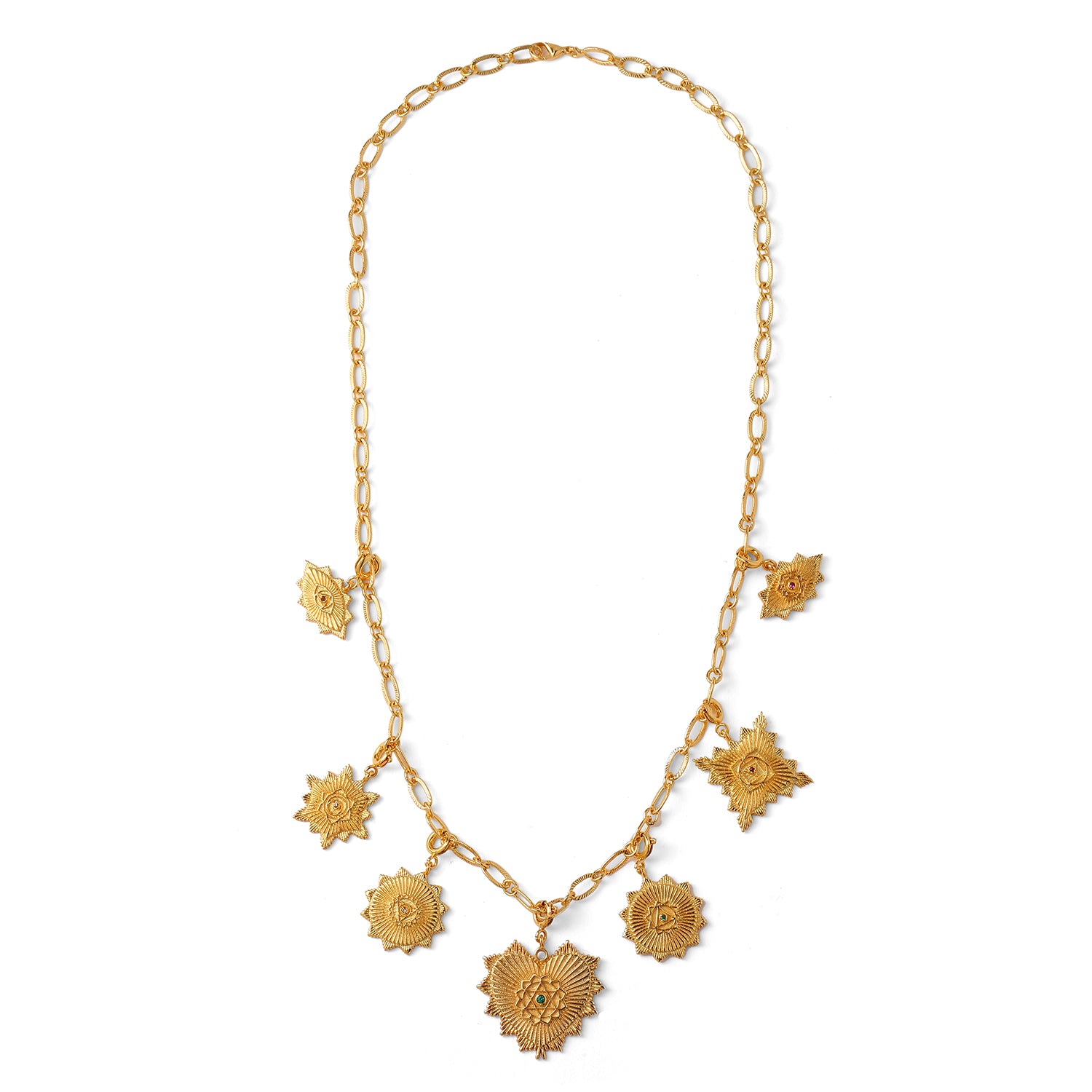 Buy Chakra Charm Necklace Online - Azga