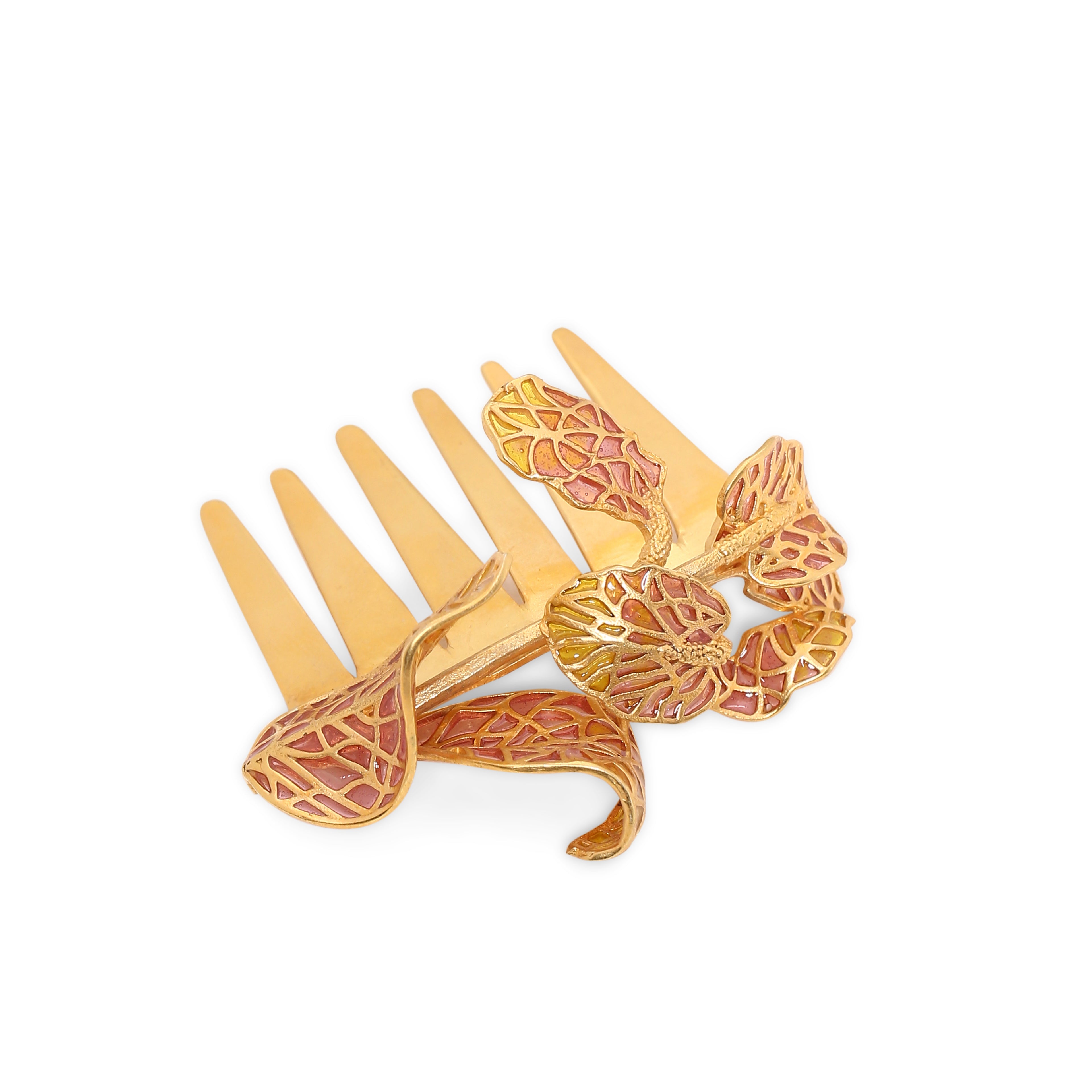 Orchid Hair comb