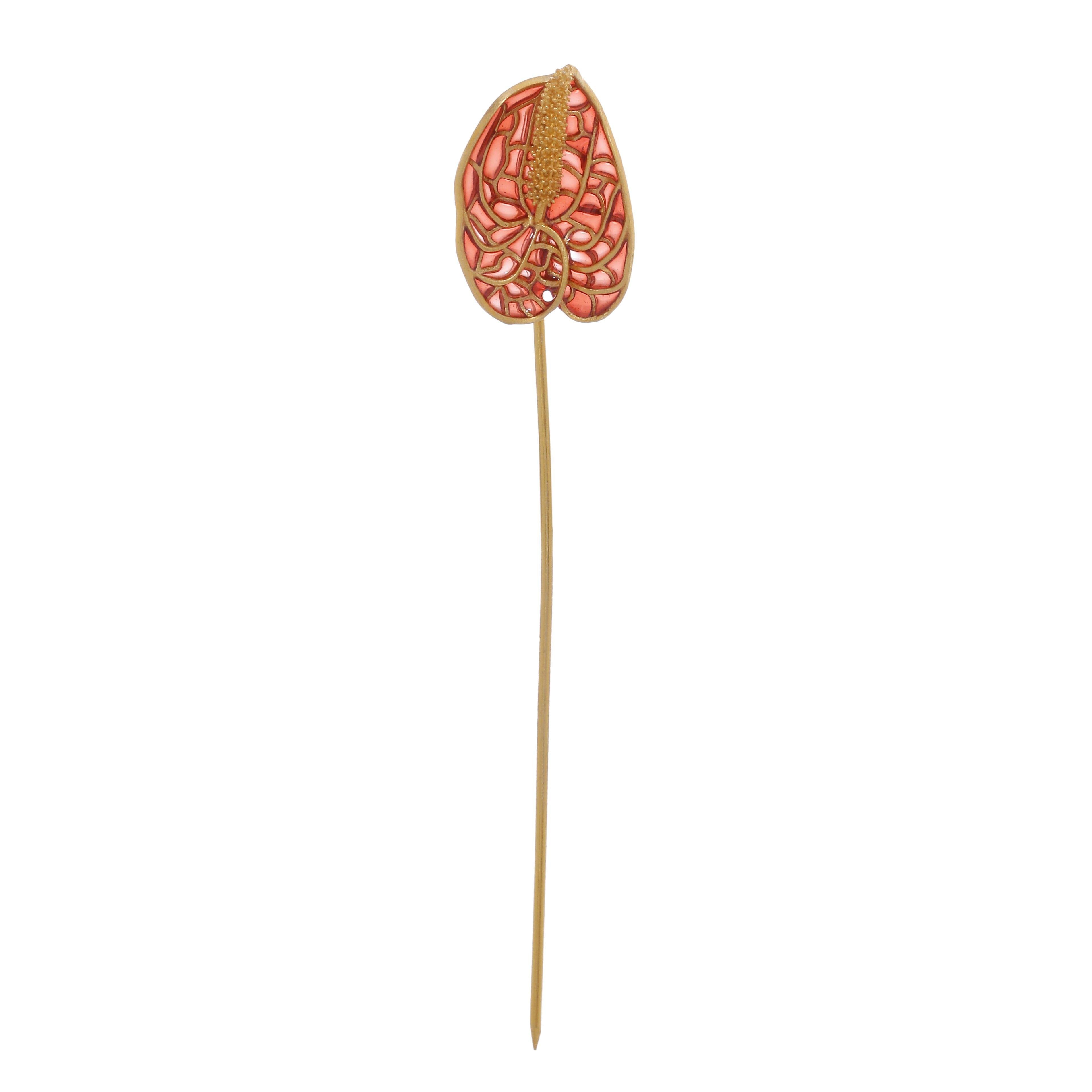 Anthurium Lapel pin - AZGA