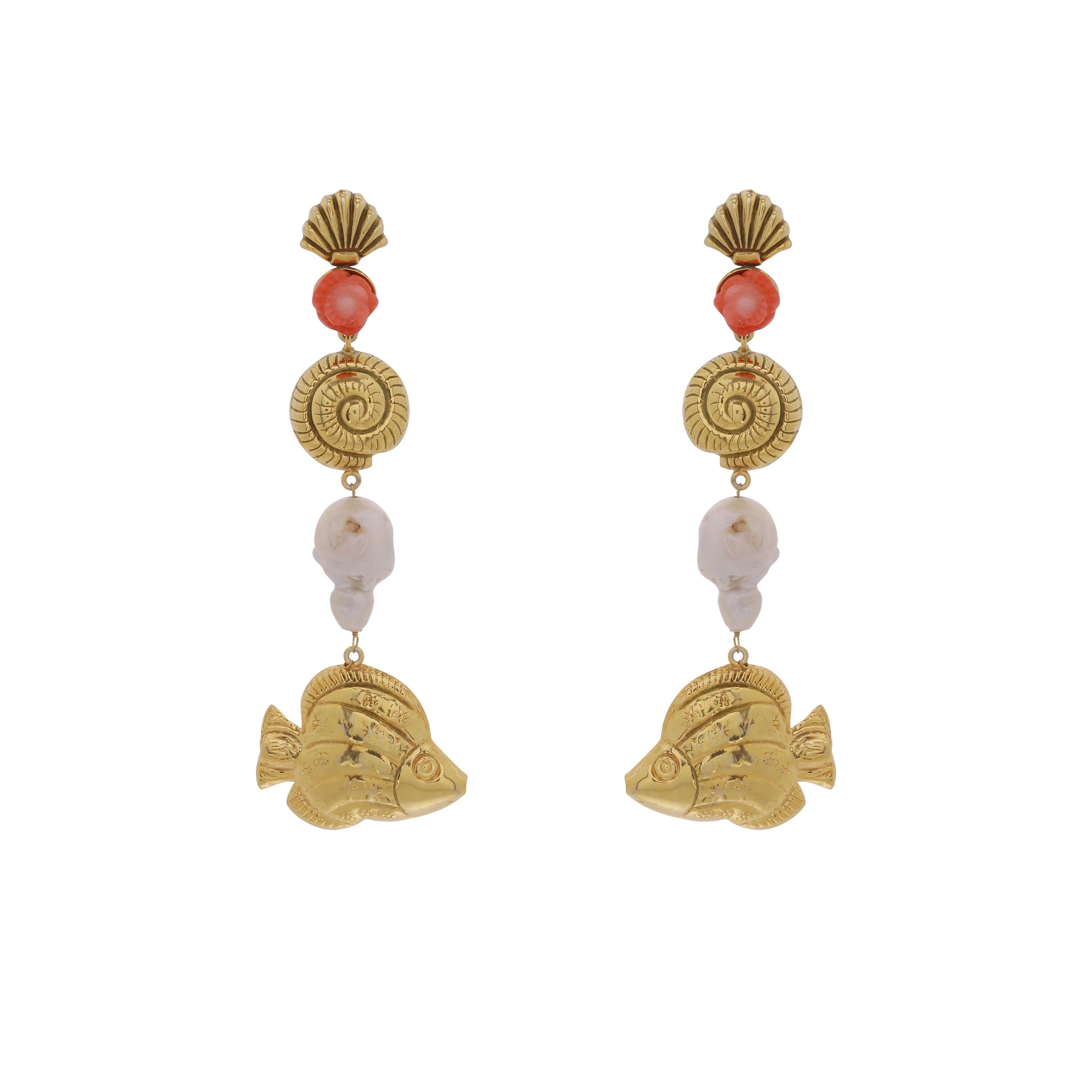 Marine earrings