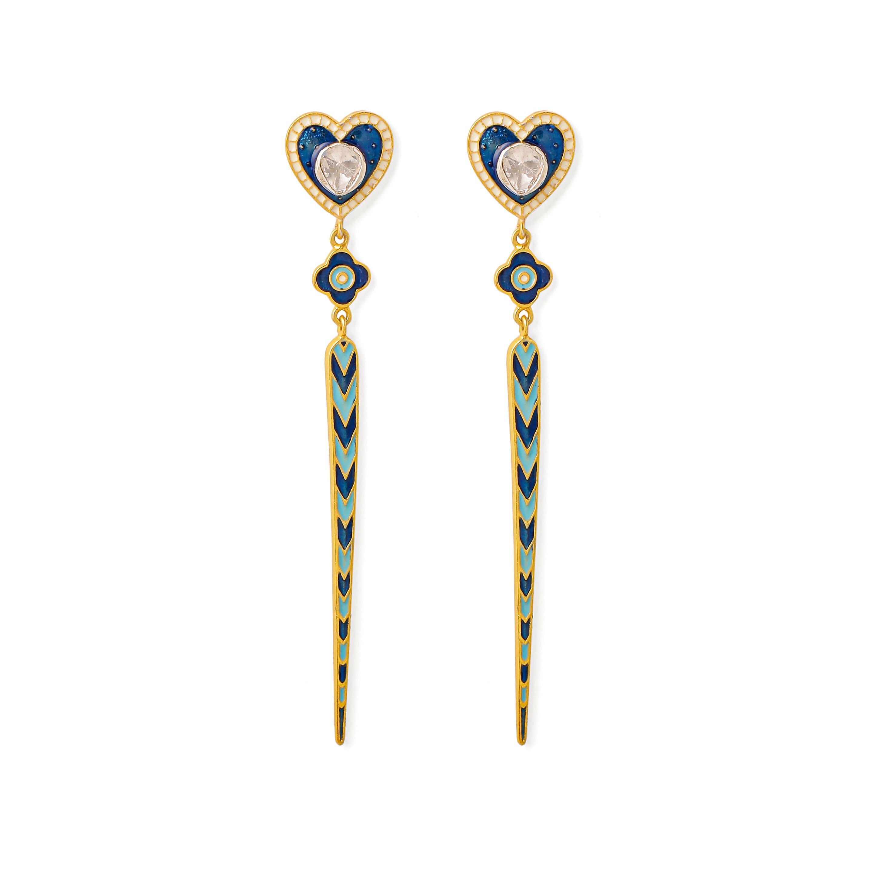 Dil Tila Linear Earrings