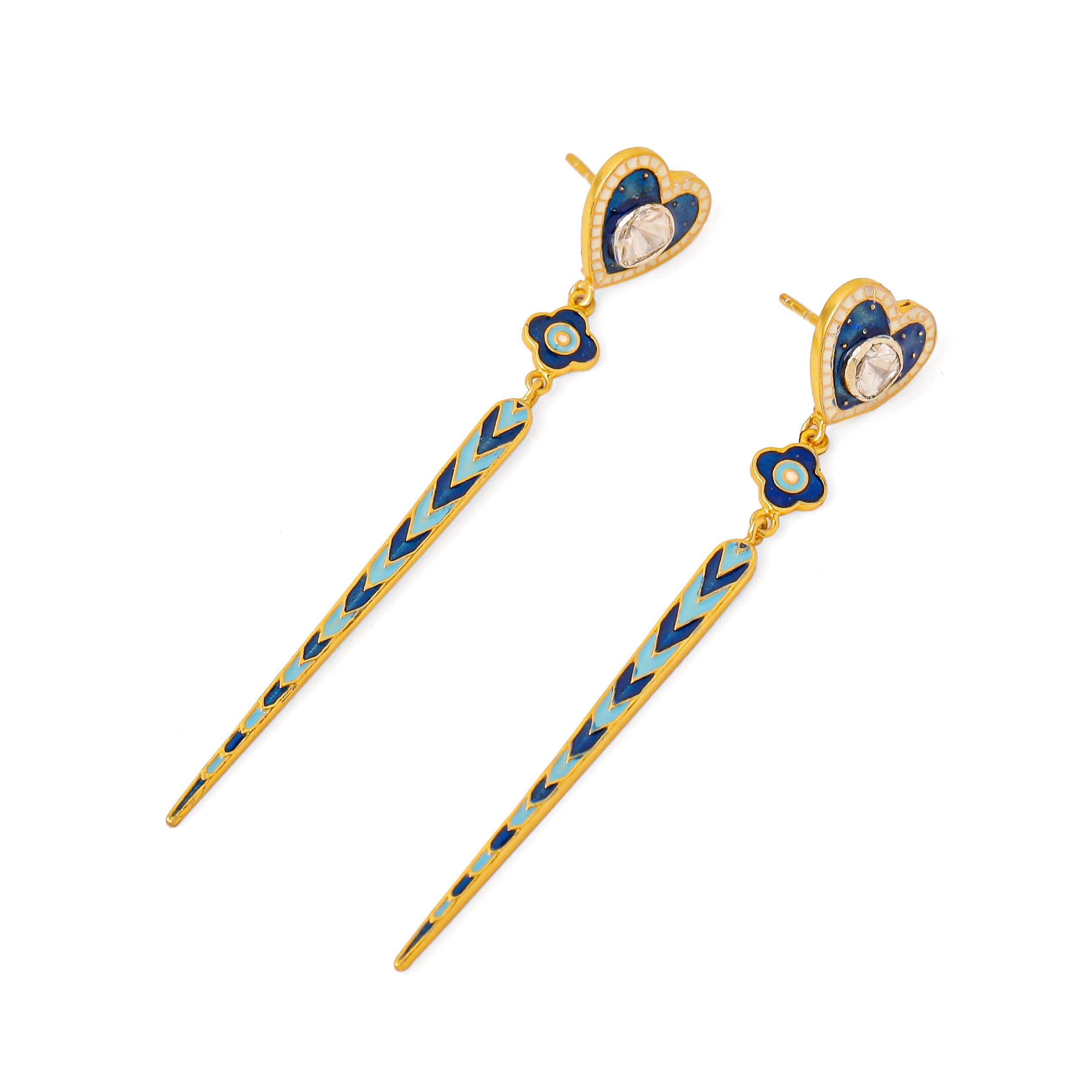 Dil Tila Linear Earrings