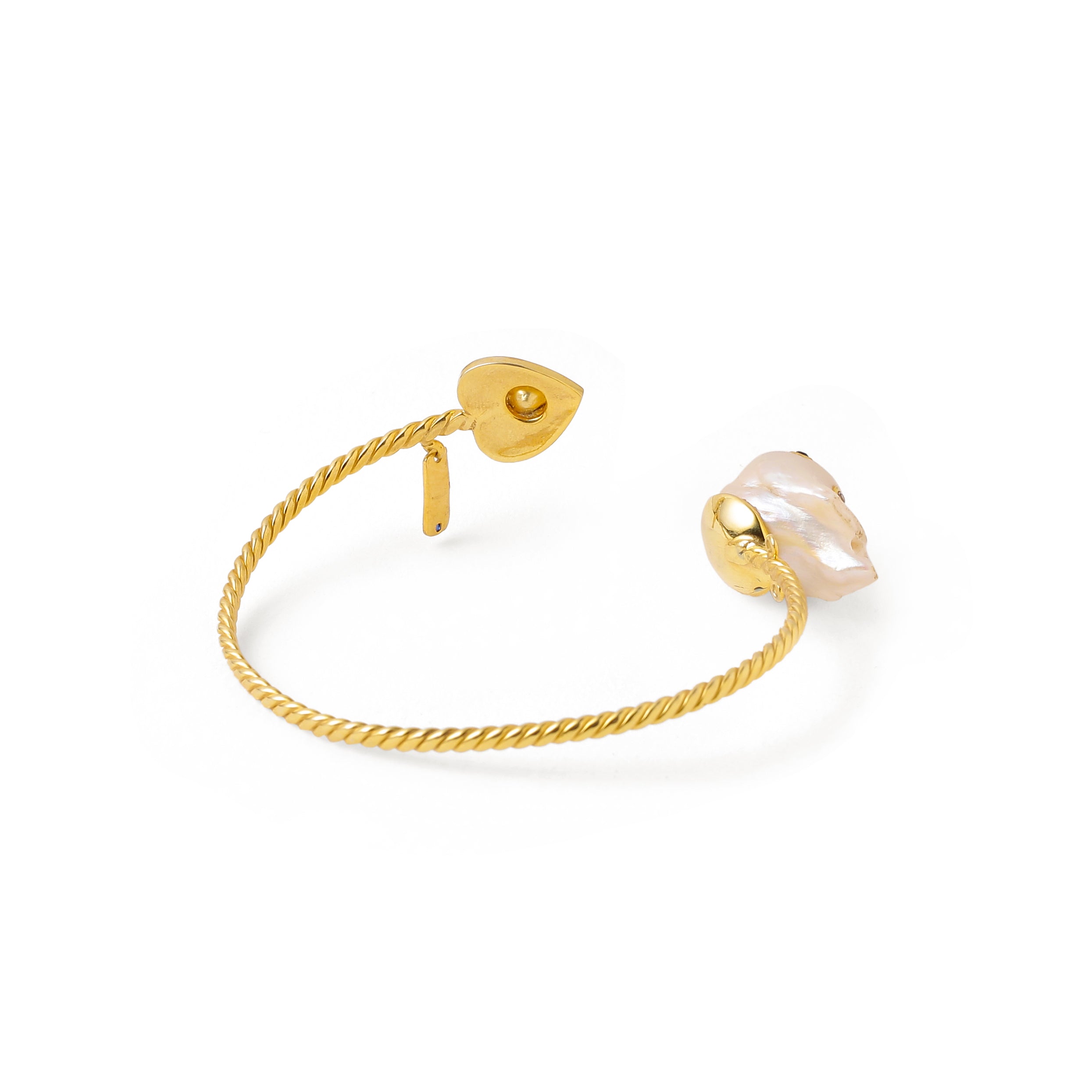 Dil Polki and Baroque Pearl cuff