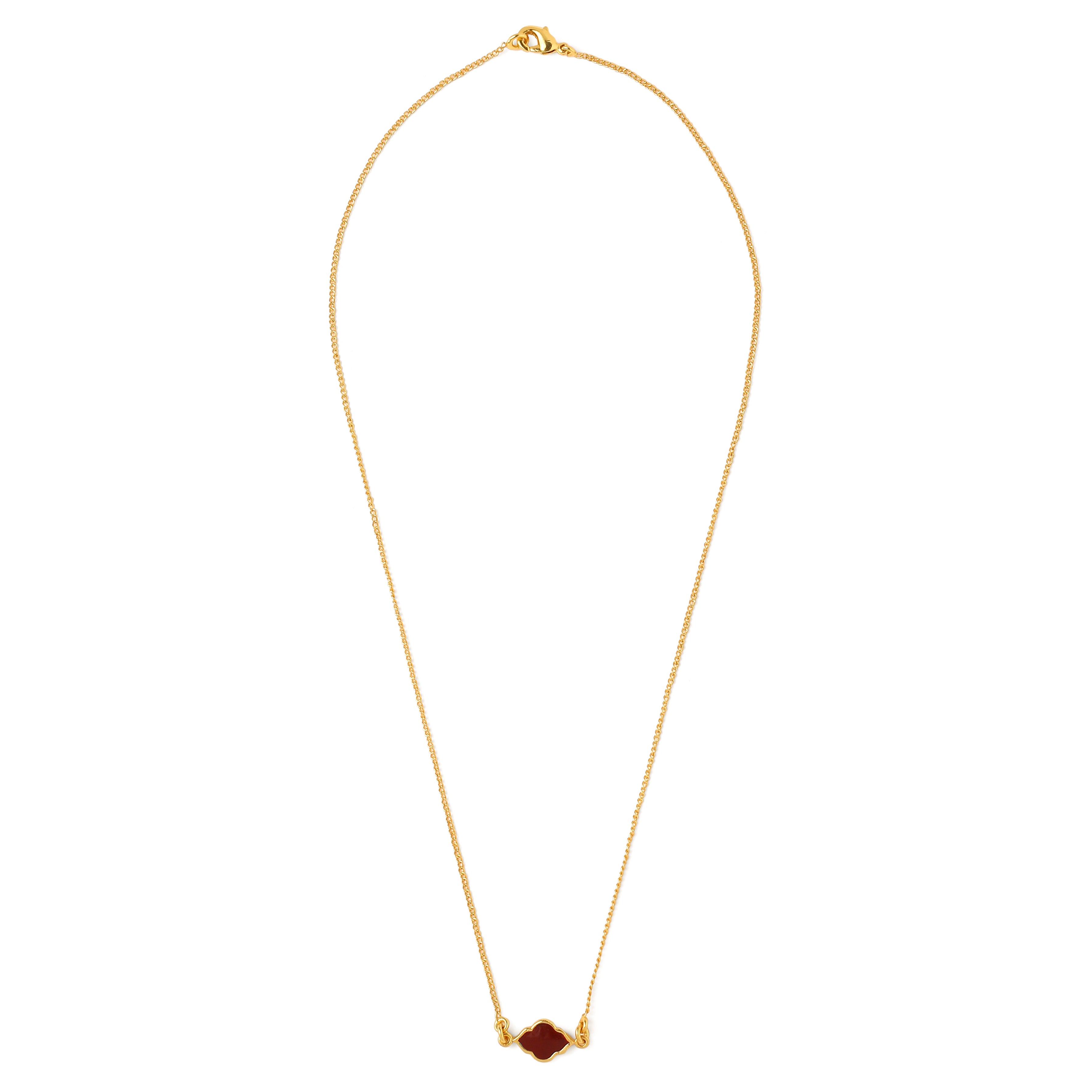 Moroccan Neck chain - Marsala Gold