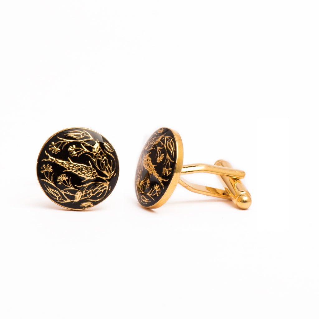 The Shalimar Cufflinks - Black